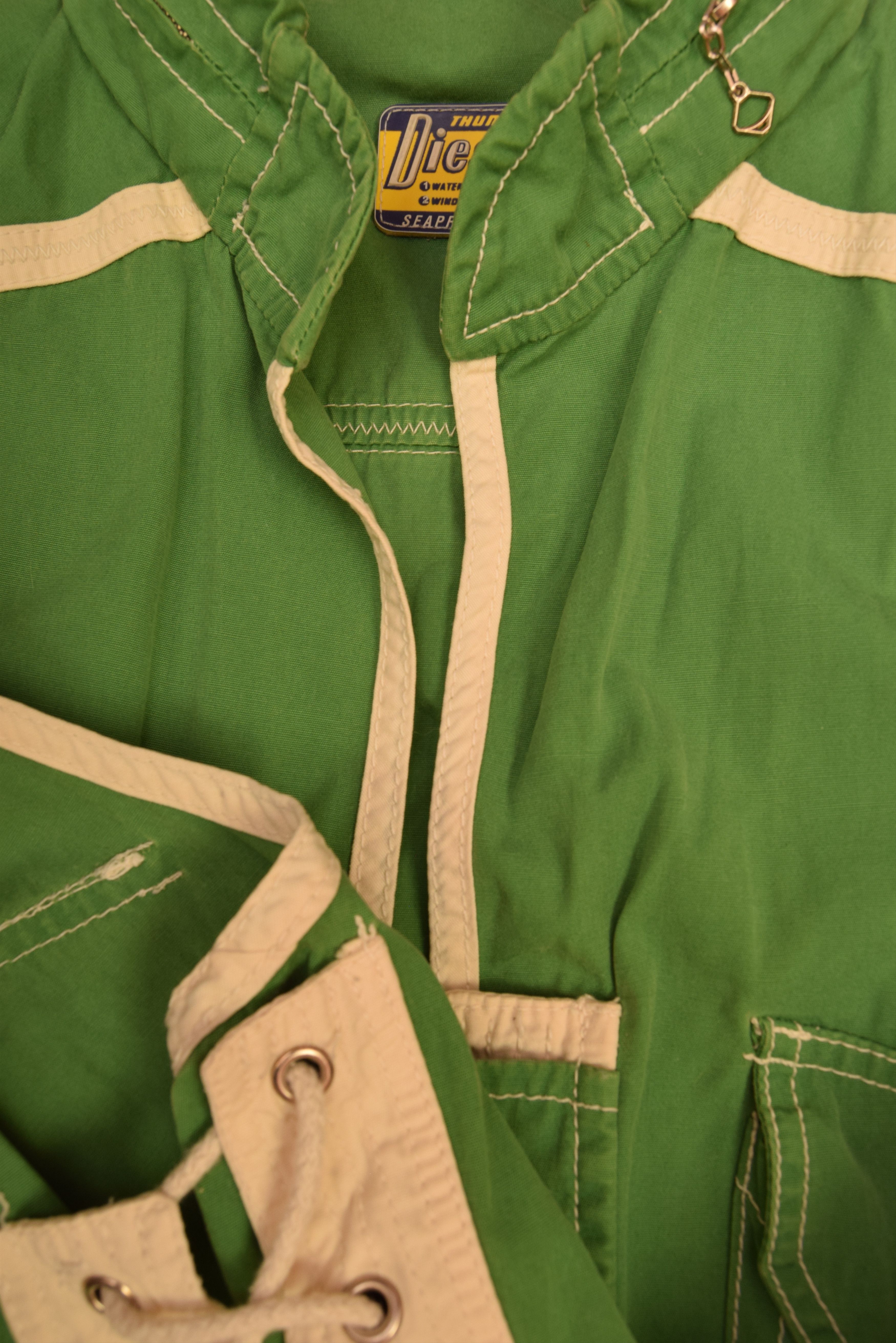 Diesel Thunder Boating Hooded Vest Utilitarian Technical