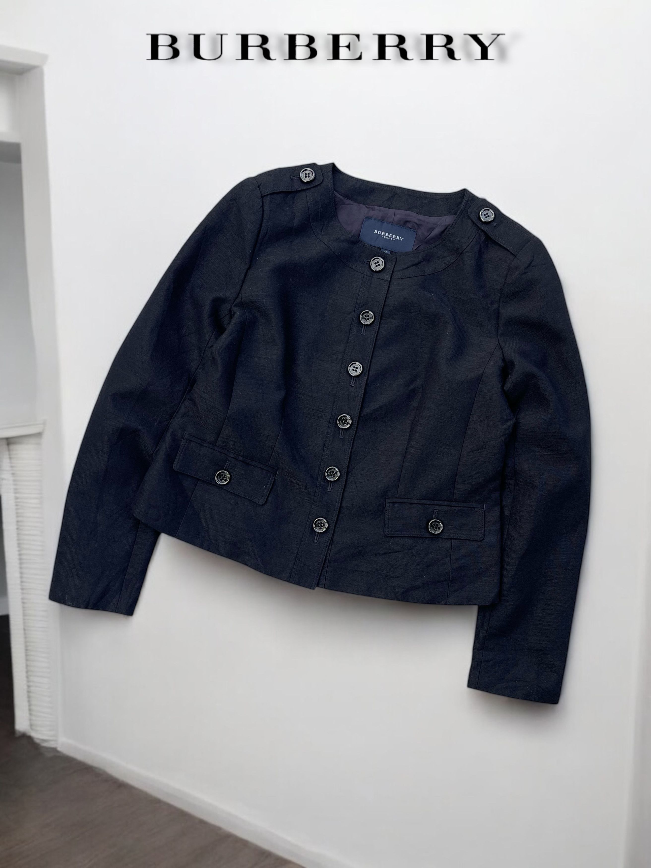 Burberry × Burberry Prorsum 🔥 BURBERRY LONDON WOMEN'S SINGLE BREASTED COAT/JACKET Size S / US 4 / IT 40 - 1 Thumbnail