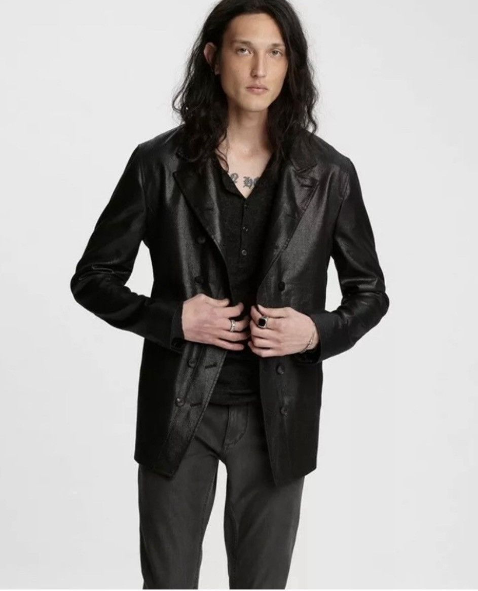 John Varvatos Double-breasted coated Jacket EU 50 USA 40 Size US M / EU 48-50 / 2 - 1 Thumbnail