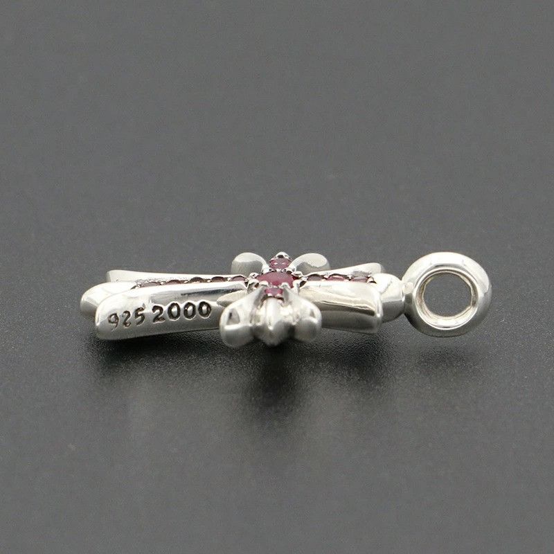 Chrome Hearts Chrome Hearts Ruby Tiny Fat Cross Charm Size ONE SIZE - 3 Thumbnail