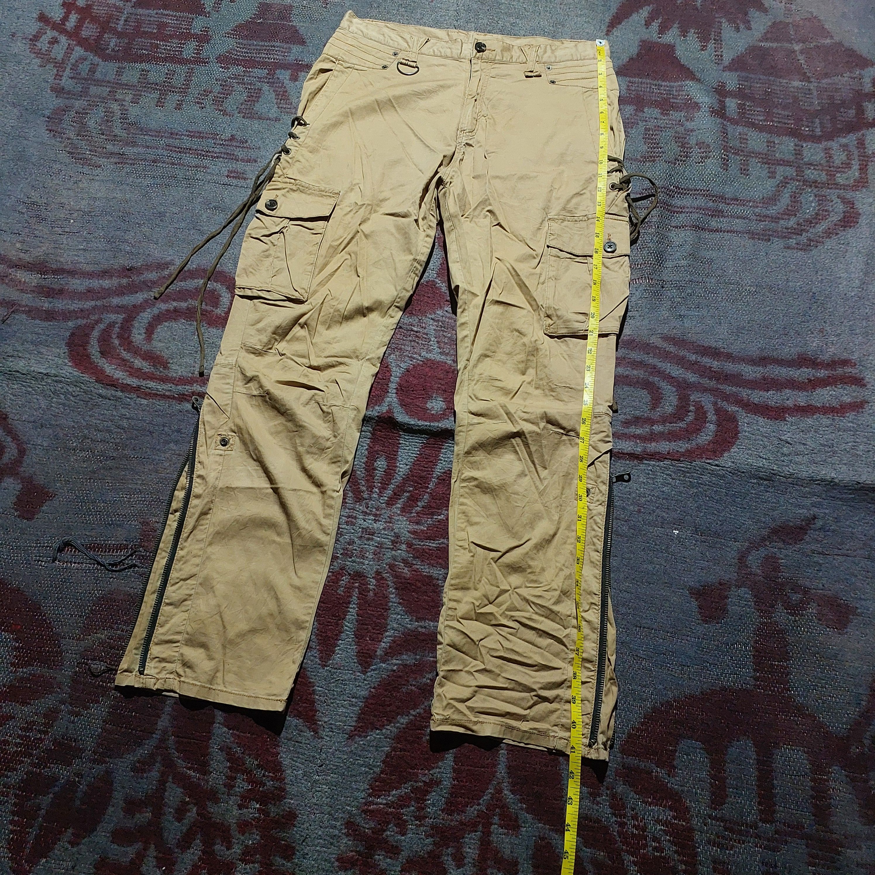 PPFM PPFM japanese zipp leg bondage cargo pants Size US 33 - 16 Thumbnail
