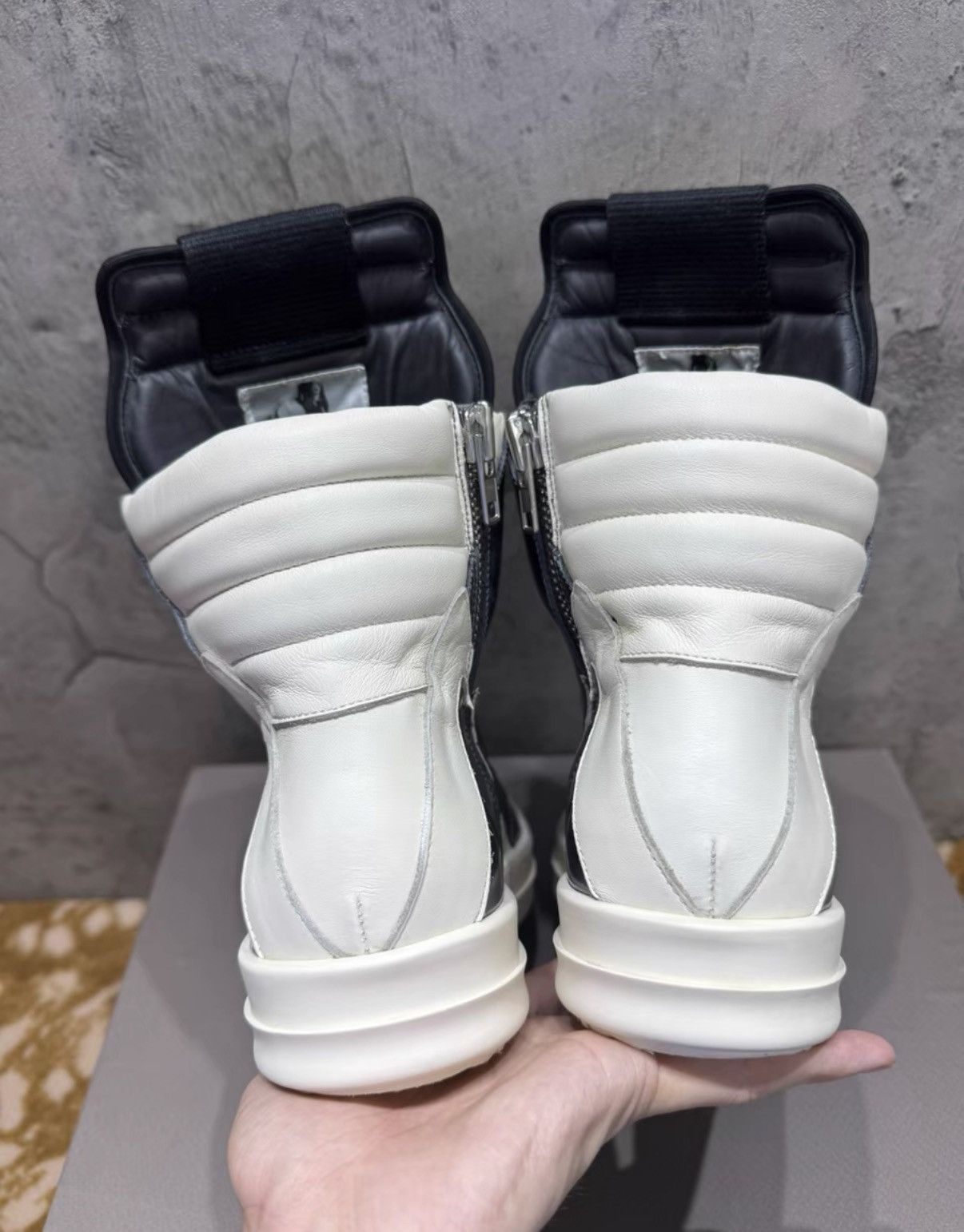 Rick Owens Rick Owens Geobasket, Inverted Triangle K37 Size US 8 / IT 38 - 2 Thumbnail