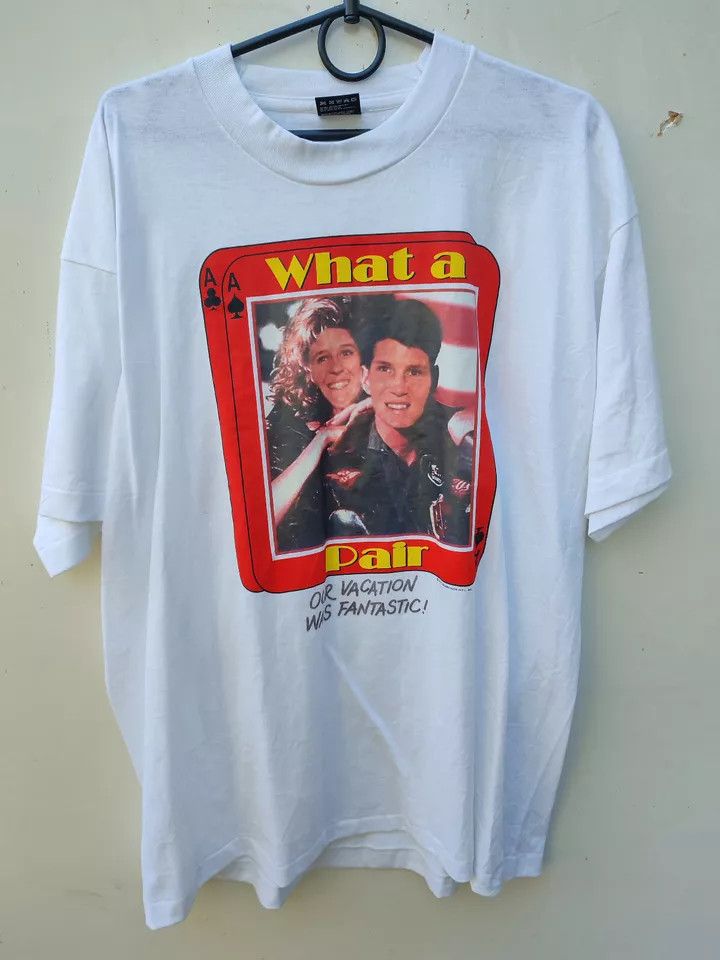 Vintage Vintage 90s Best Fruit of the Loom "What a Pair" Top Gun Size US XL / EU 56 / 4 - 1 Thumbnail