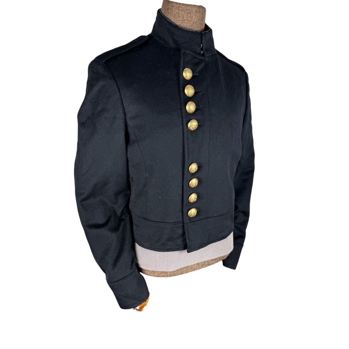 Gucci 🔥GUCCI GG MILITARY GOLD BUTTON CROPPED JACKET Size US M / EU 48-50 / 2 - 1 Thumbnail