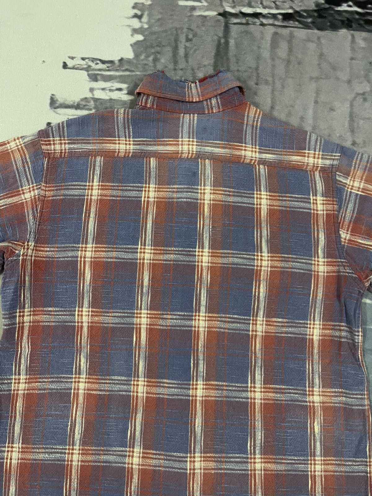 Sugar Cane 90s SUGAR CANE BUTTON UP SHIRT DISTRESSED Size US L / EU 52-54 / 3 - 13 Thumbnail