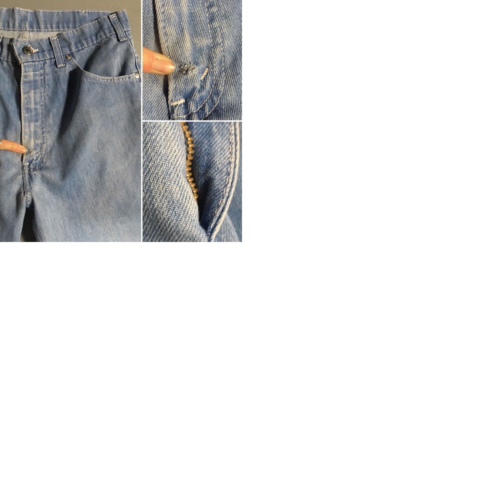 Vintage VINTAGE Levi’s Jeans Talon 42 Zipper 70s 31 Inseam 25.5 Denim Blue Hippy 1970s Mens Womens Girls Boys Regular 70s Size US 31 - 9 Thumbnail