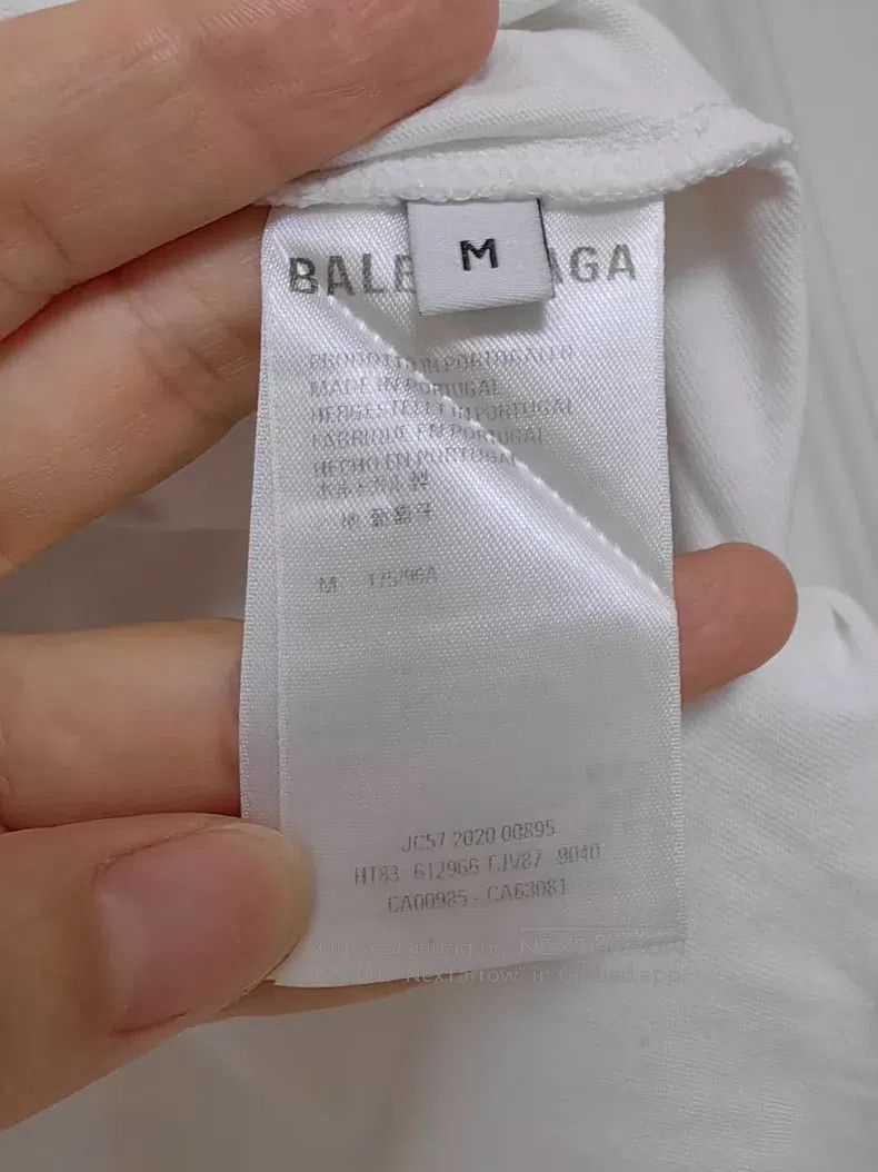 Balenciaga Balenciaga White Short Sleeve T-Shirt, Size M Size US M / EU 48-50 / 2 - 4 Thumbnail