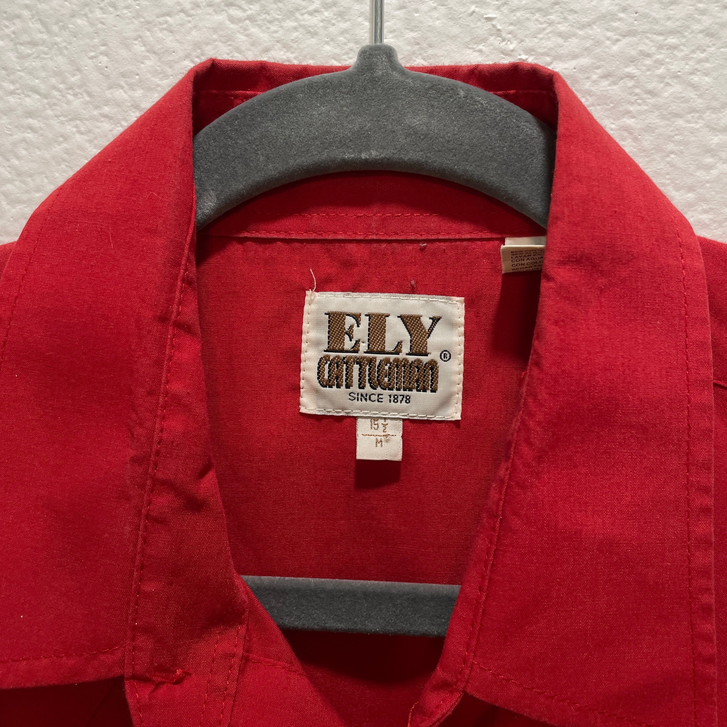 Other Ely Cattleman vibrant red button up western shirt Size US M / EU 48-50 / 2 - 4 Thumbnail