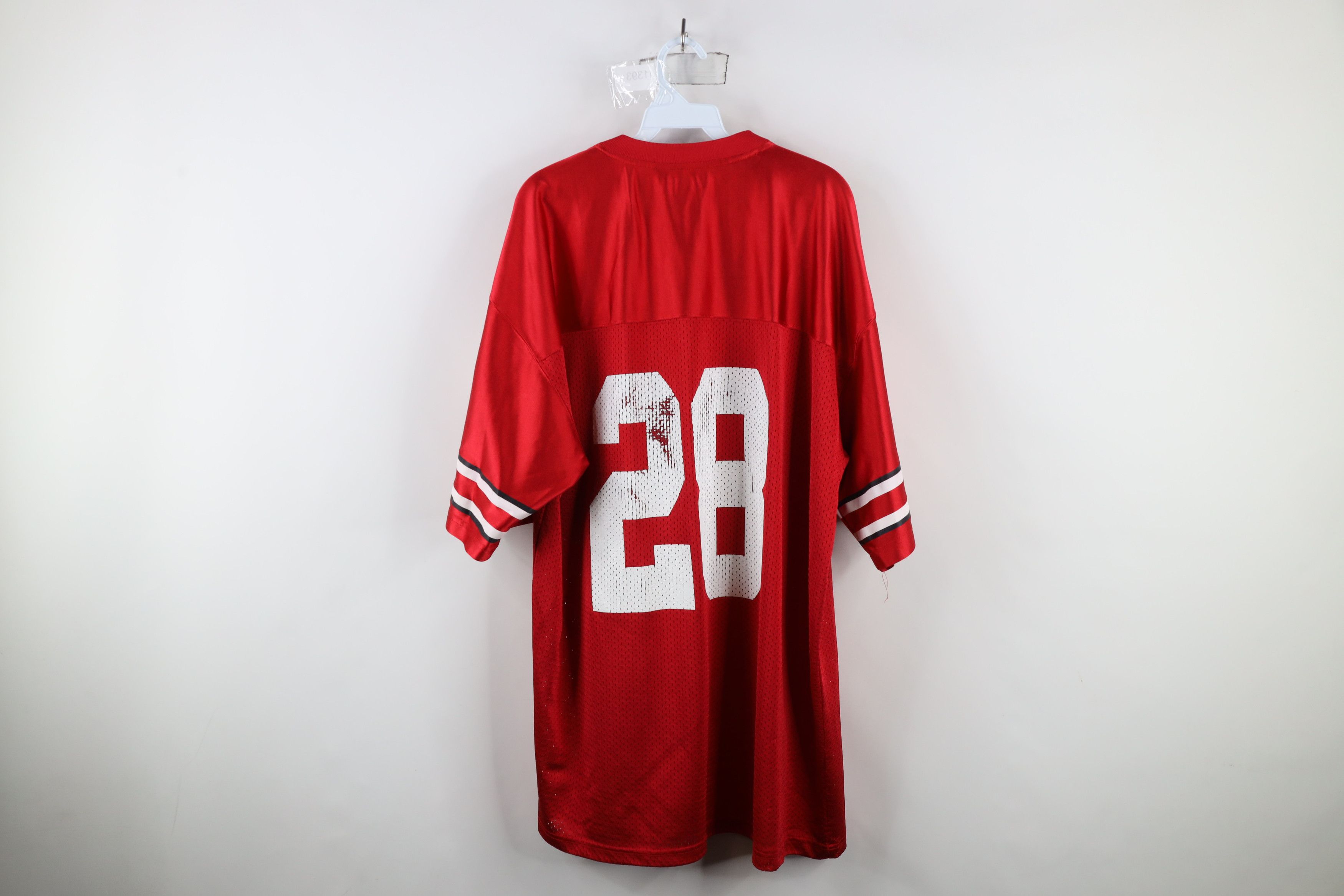 Vintage Vintage Ohio State University Football Jersey Red Mesh #28 Size US XL / EU 56 / 4 - 12 Thumbnail