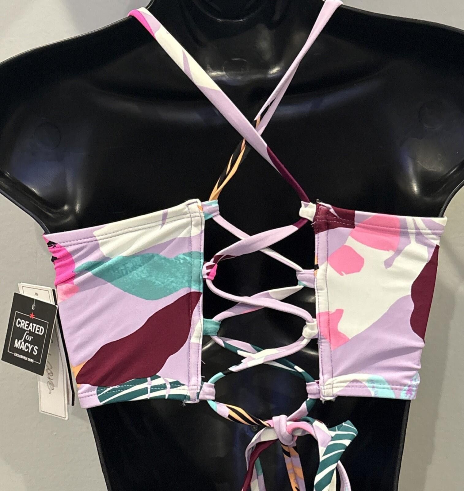 Other Salt & Cove bikini top size D/DD multicolor nwt macys bundle Size ONE SIZE - 3 Thumbnail
