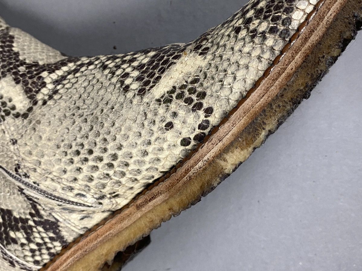 Maison Margiela Margiels snake skin leather boots Size US 7 / IT 37 - 8 Thumbnail