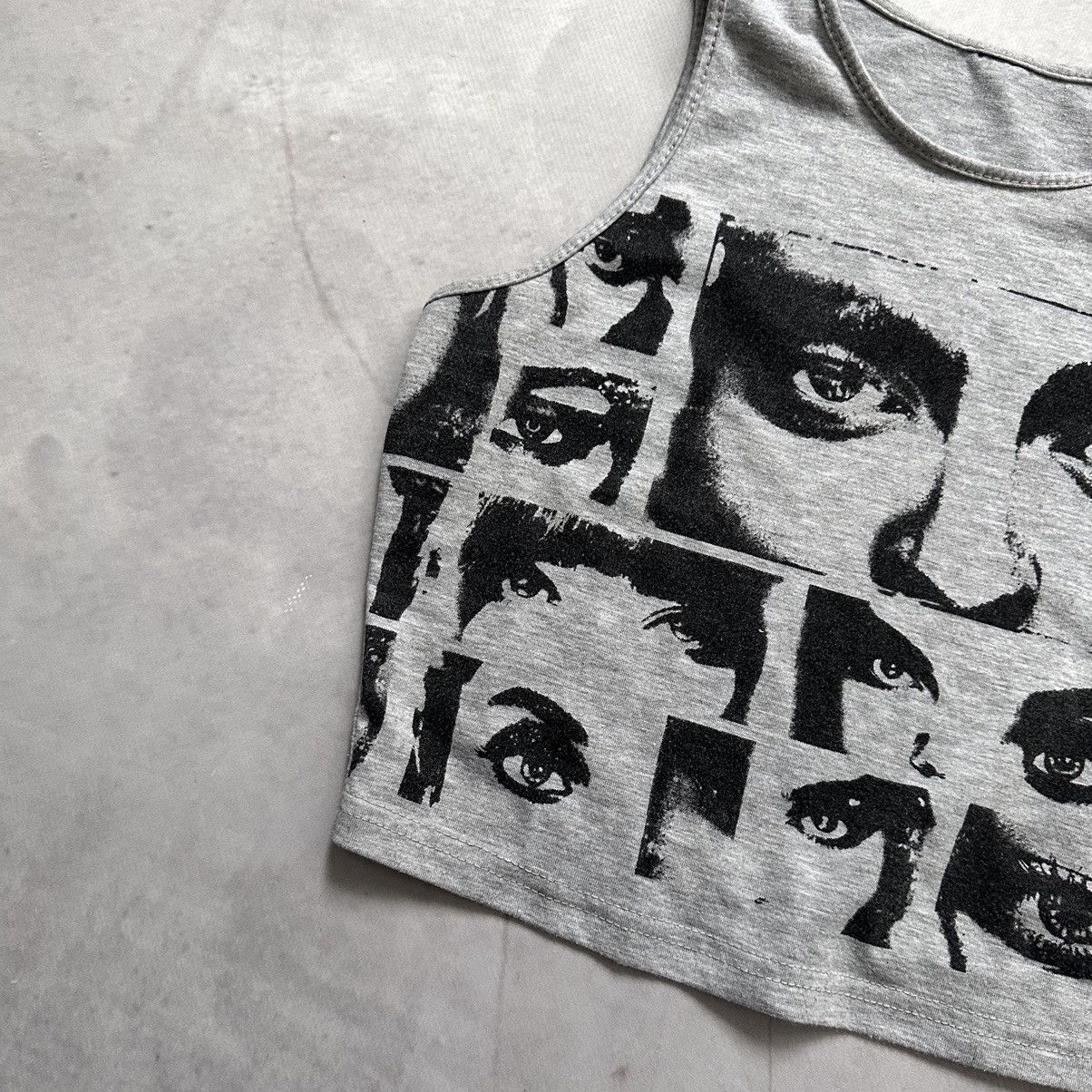 20471120 × Hysteric Glamour × Japanese Brand Y2K Eyes Japan Tank Top Hysteric Glamour Cop Copine Vibe Size S / US 4 / IT 40 - 3 Thumbnail