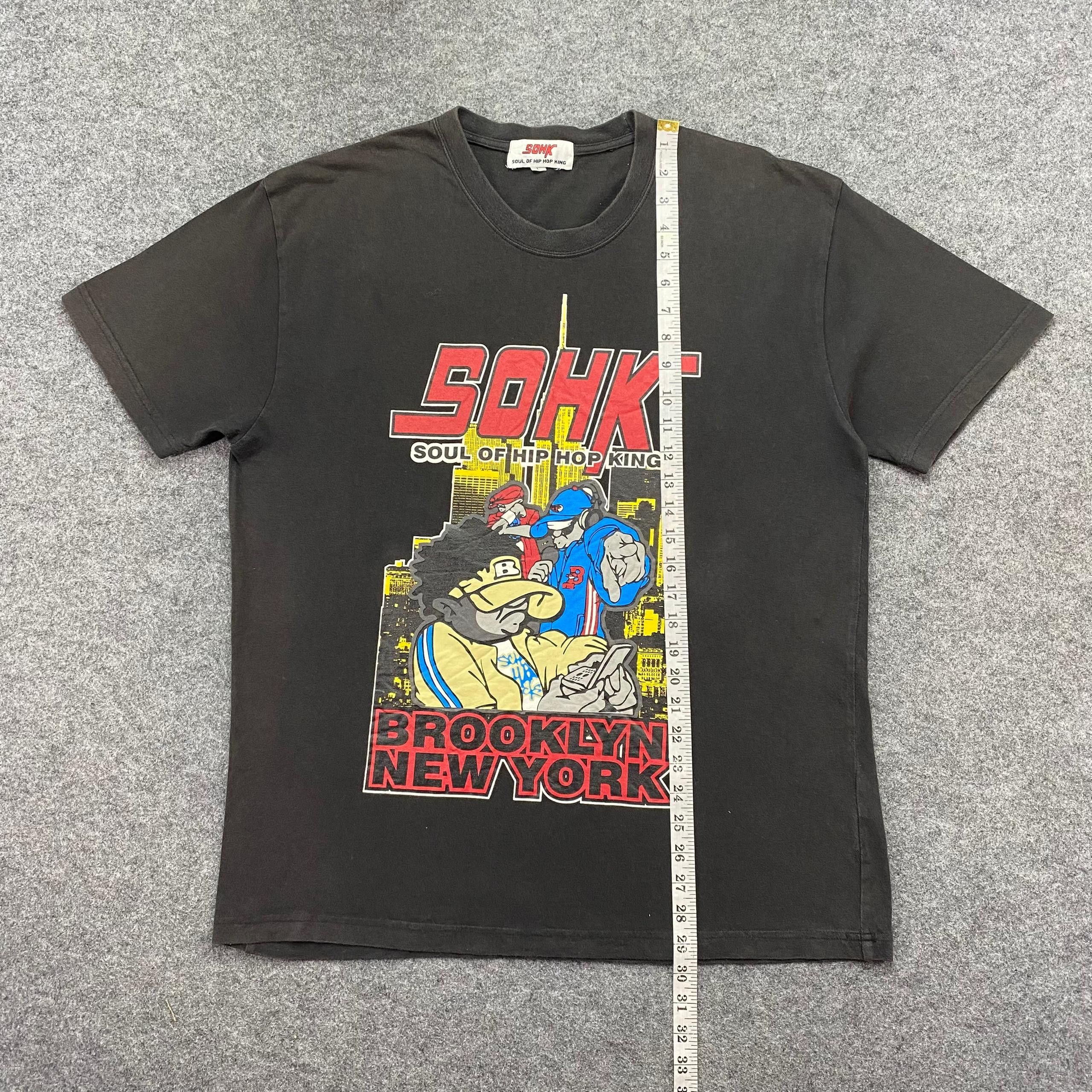 Vintage Vintage Sohk Soul Of Hip Hop King Tshirt Size US L / EU 52-54 / 3 - 4 Thumbnail
