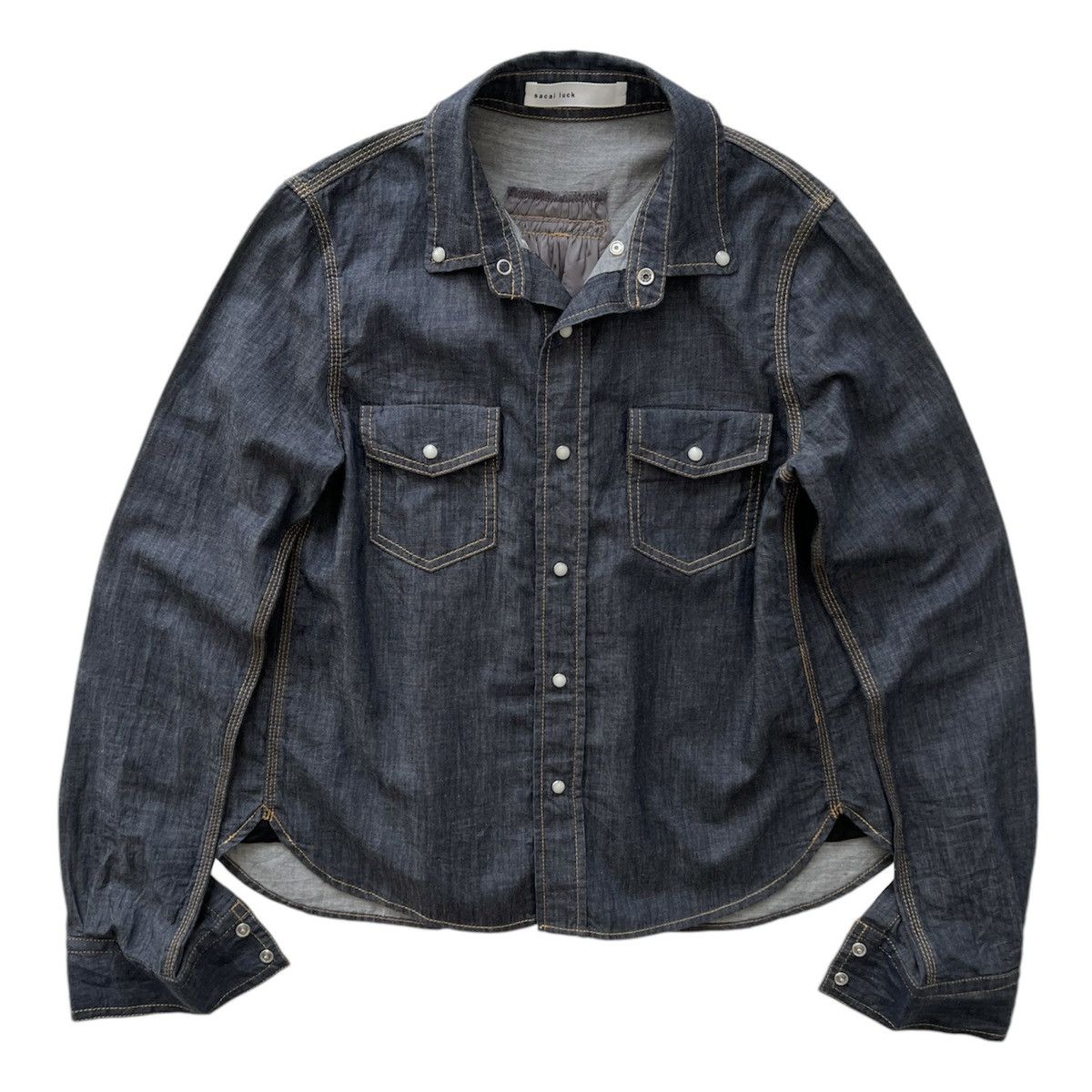 SACAI luck PEARL SNAP SHIRT SS2013🇯🇵