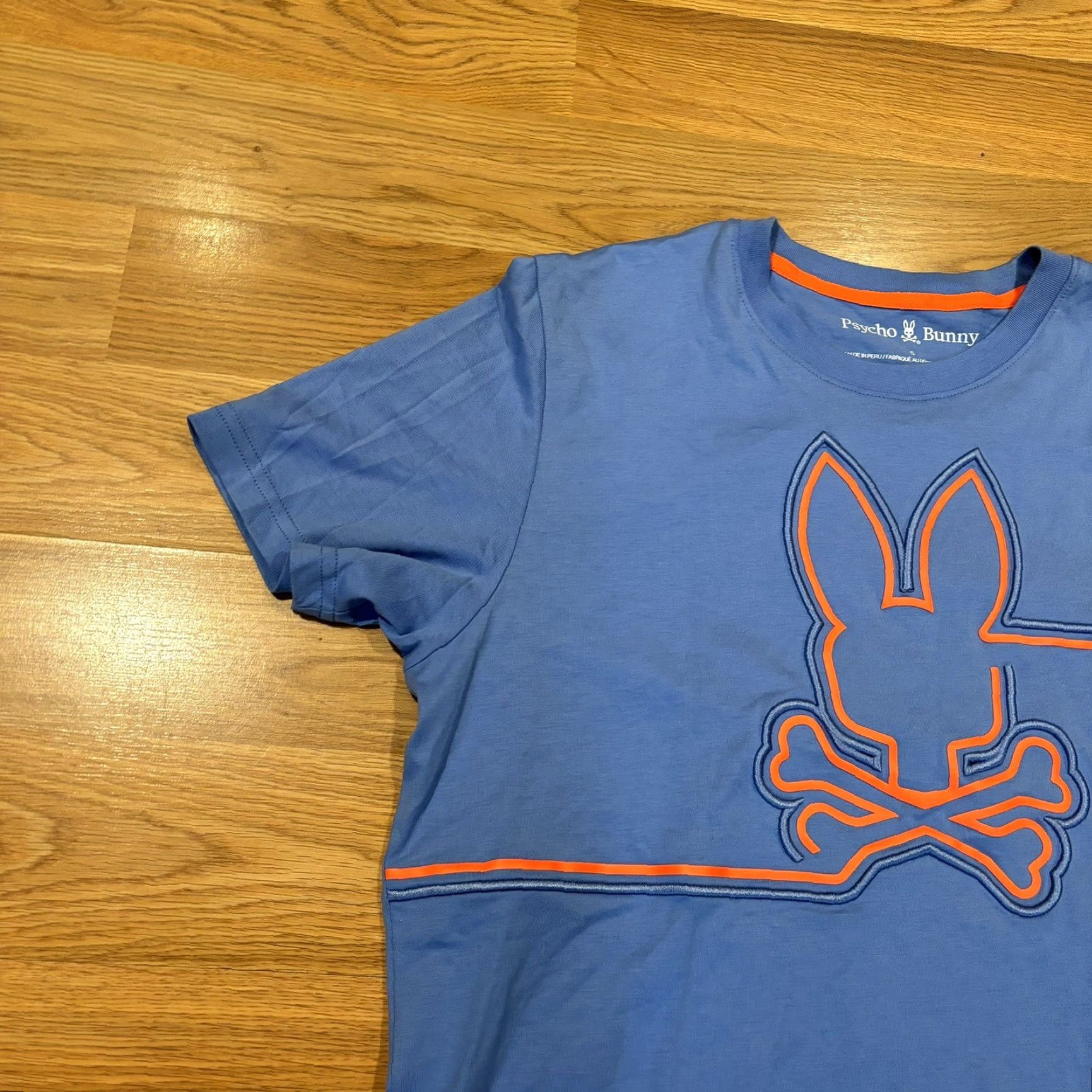 Psycho Bunny Psycho Bunny Chester Embroidered Graphic Tee Sky Blue T Shirt Men’s Size 5 Size US S / EU 44-46 / 1 - 5 Thumbnail