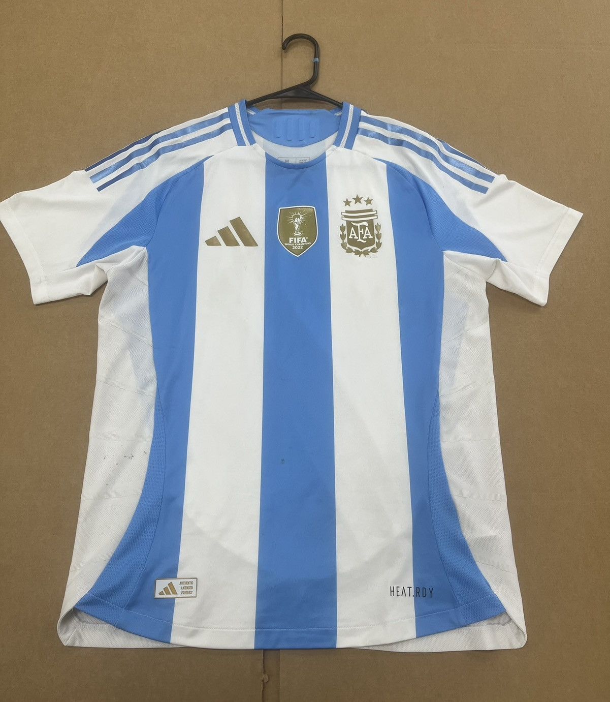 Adidas Adidas Argentina 2024 Authentic Home Jersey Size US M / EU 48-50 / 2 - 1 Thumbnail