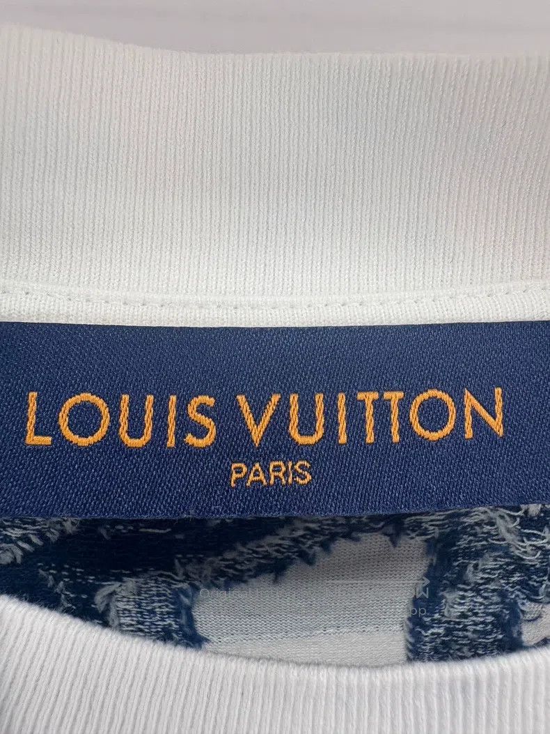 Louis Vuitton Louis Vuitton size 4l Blue water grass logo knitted short s Size US M / EU 48-50 / 2 - 6 Thumbnail