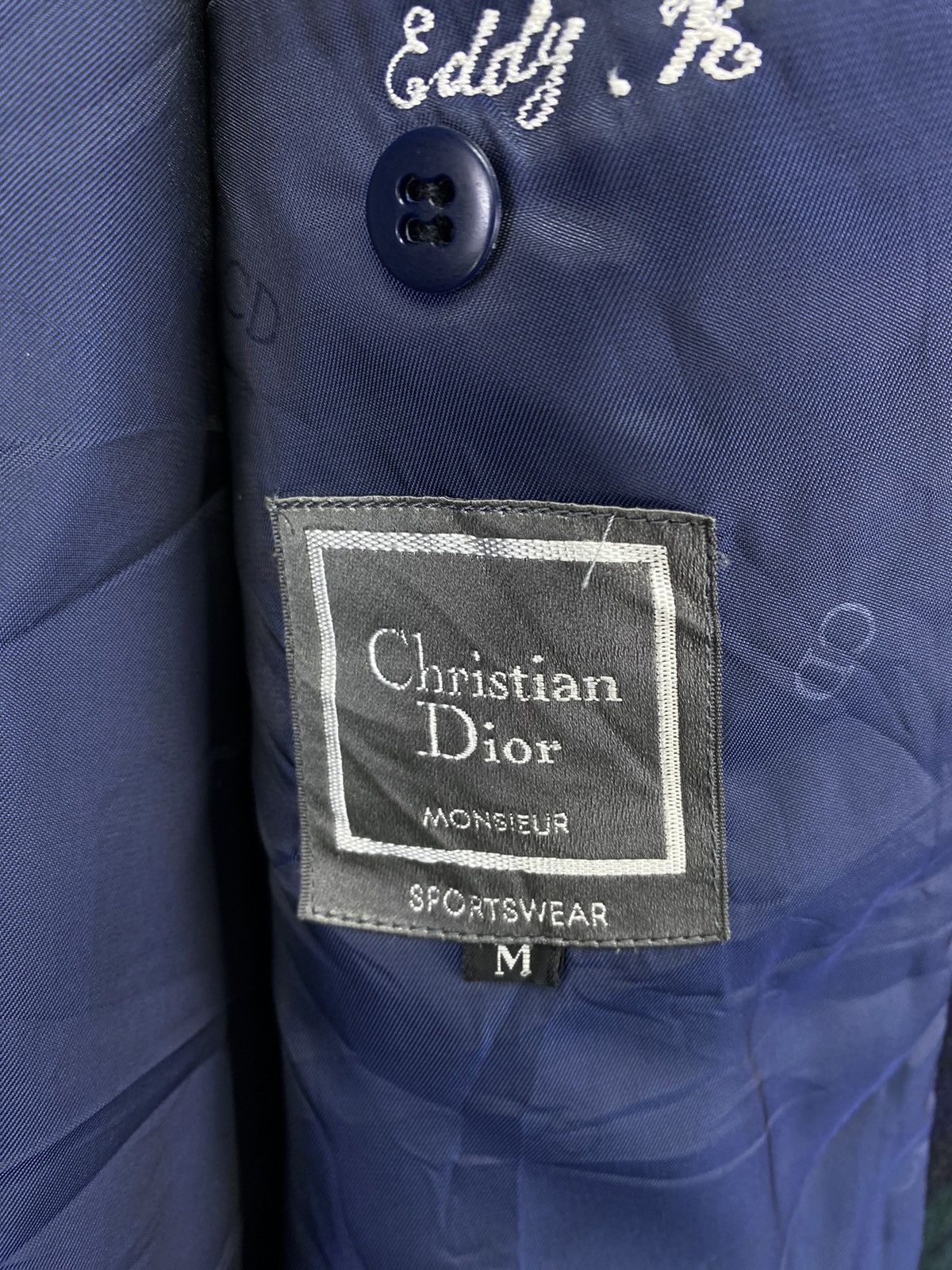 Christian Dior Monsieur Vintage Christian Dior Monsieur Shadow Plaids Coat Jacket Size US M / EU 48-50 / 2 - 7 Thumbnail