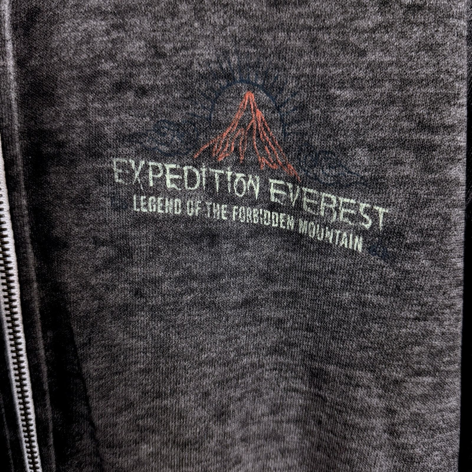 Disney Disney Expedition Everest Gray Full Zip-Up Yeti LW Hoodie Size US S / EU 44-46 / 1 - 5 Thumbnail