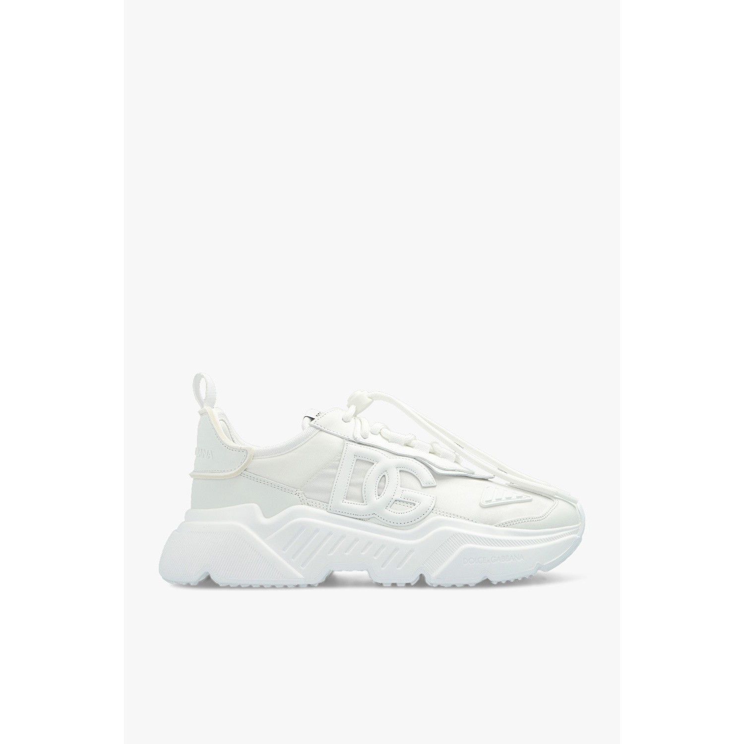 DOLCE&GABBANA Daymaster White Leather Sneakers New & Authent