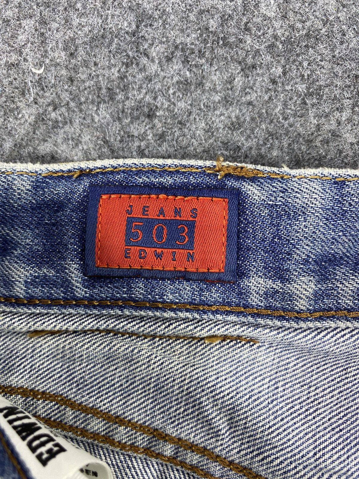 Edwin × Japanese Brand × Jean Edwin Miss 503 Blue Wash Jeans - J1114 Size 25" / US 0 / IT 36 - 10 Thumbnail