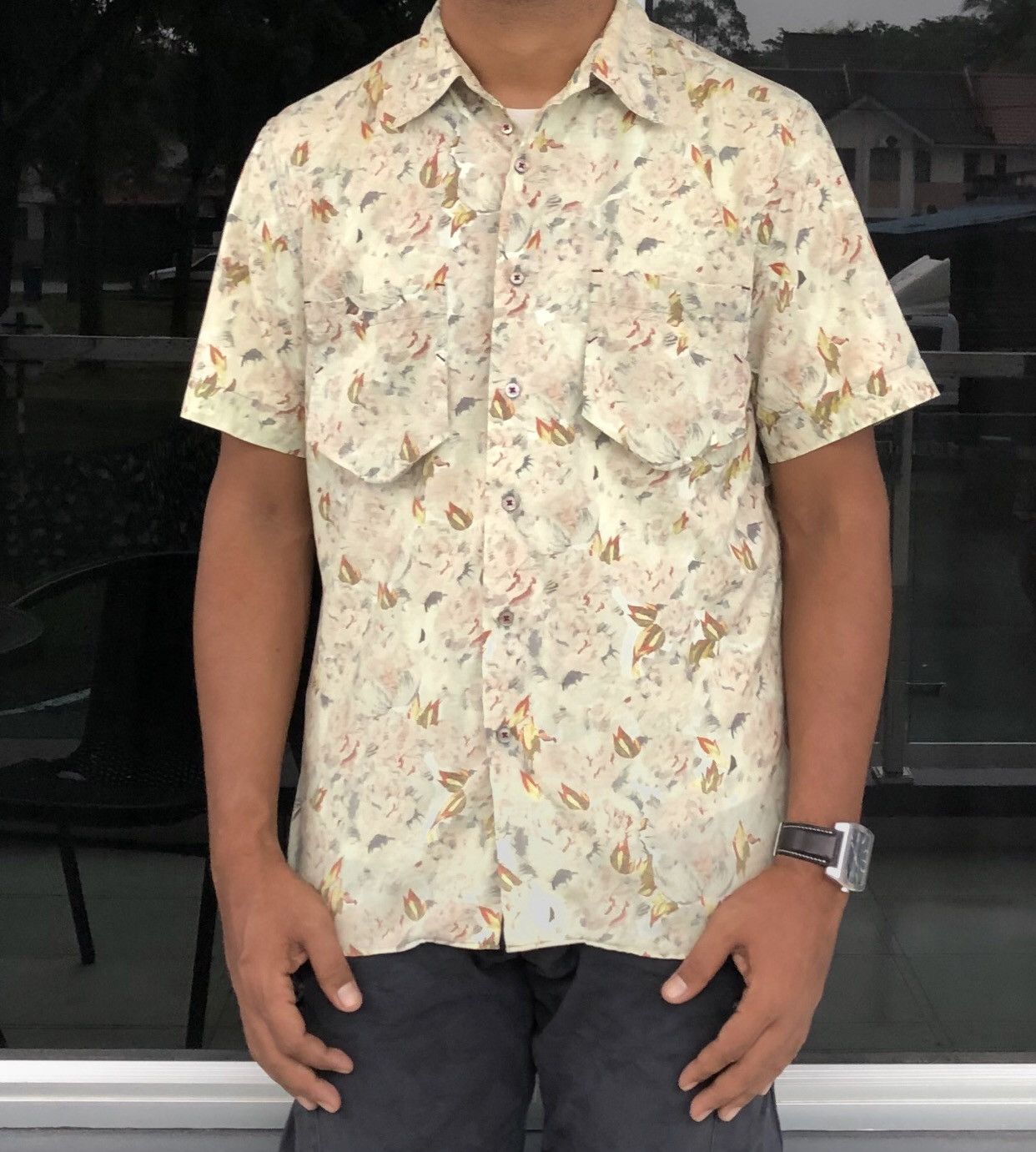 Paul Smith Paul Smith Collection Floral Printed Short Sleeve Size US L / EU 52-54 / 3 - 1 Thumbnail