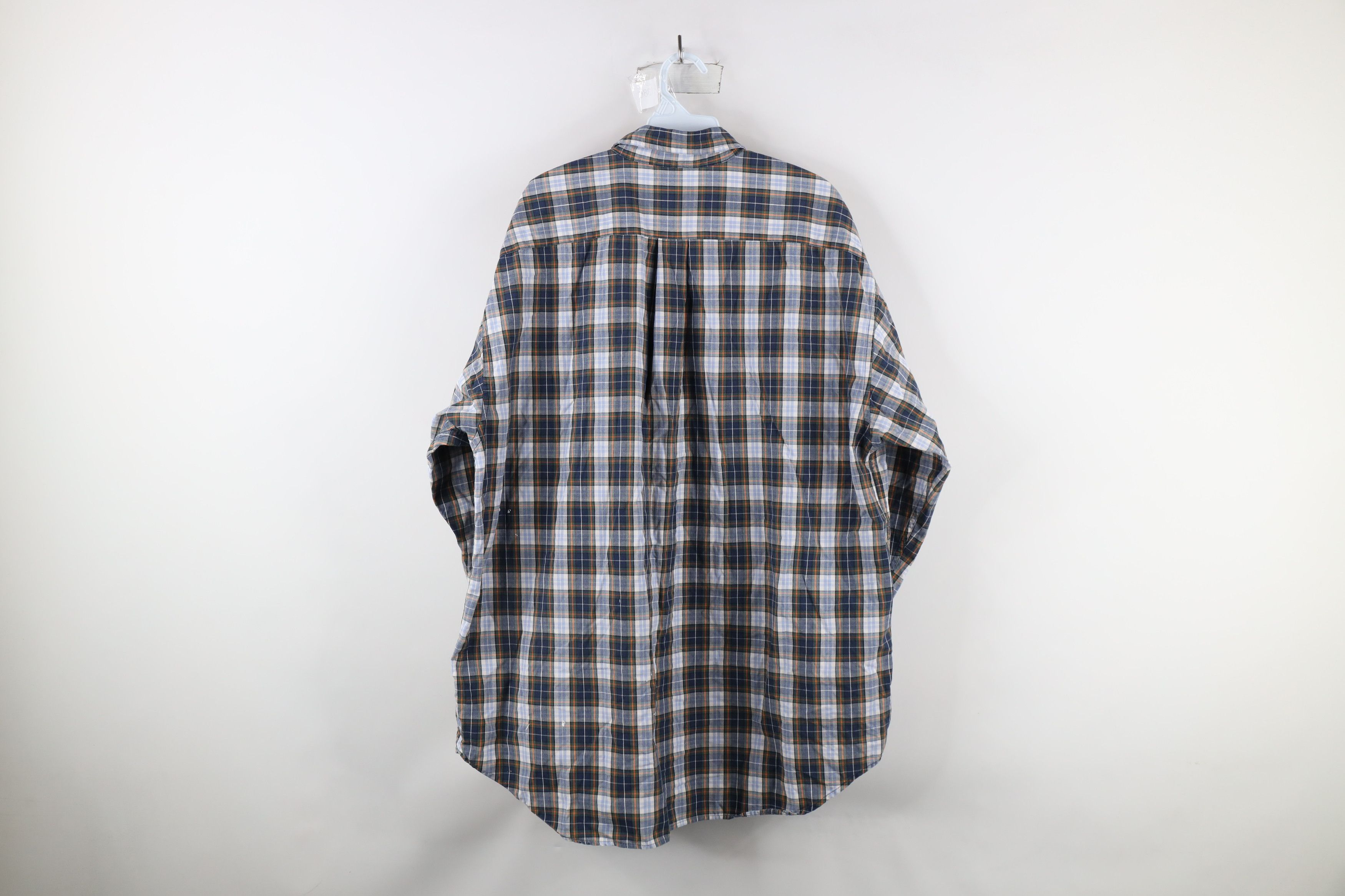 Gap × Vintage Vintage 90s Gap Collared Button Down Shirt Plaid Cotton Size US XL / EU 56 / 4 - 12 Thumbnail