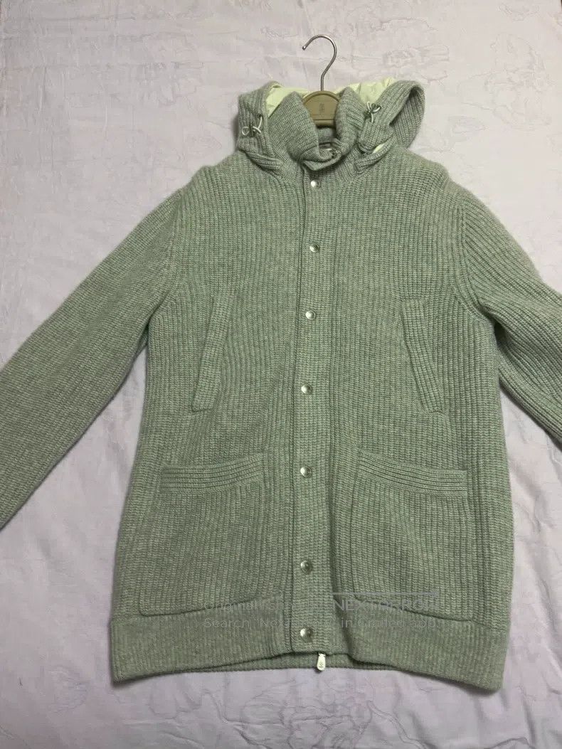 Brunello Cucinelli Brunello Cucinelli Men's Light Gray Hooded Cashmere Jacket Size US M / EU 48-50 / 2 - 1 Thumbnail