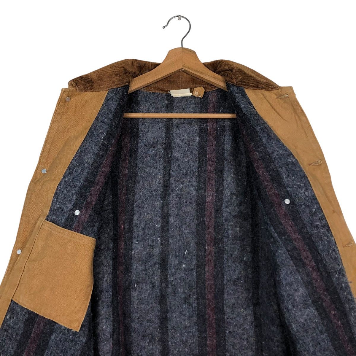 Carhartt 🔥VINTAGE CHORE JACKET CARHARTT DUCK CANVAS WORKER Size US L / EU 52-54 / 3 - 15 Thumbnail