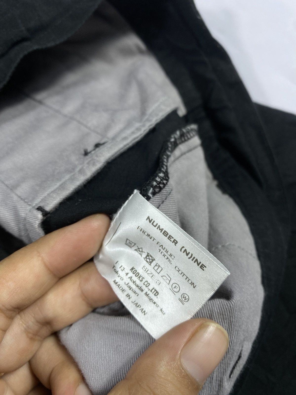 Number (N)ine Number(N)ine Black Pants Size US 30 / EU 46 - 5 Thumbnail