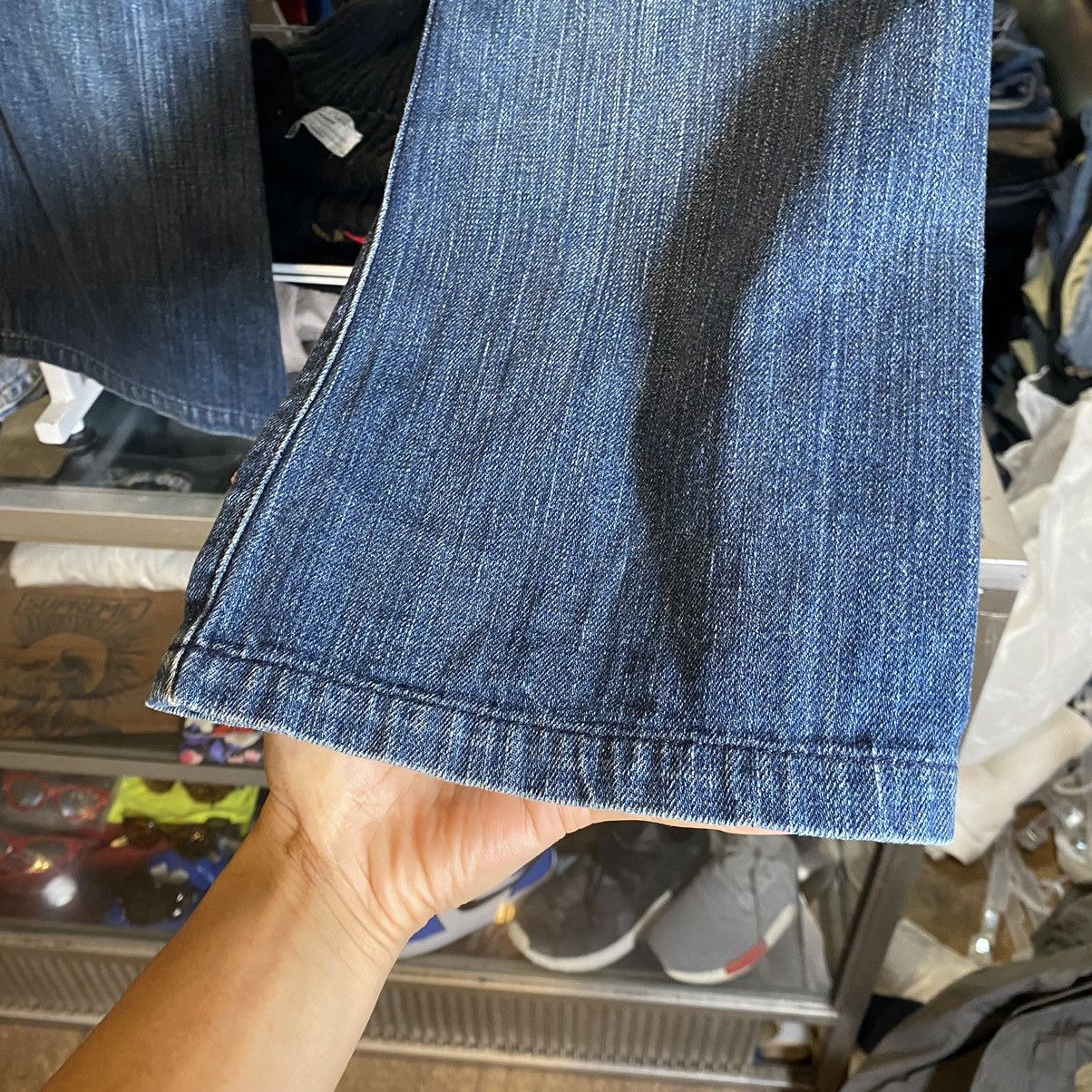 Kapital KAPITAL Camera Work Denim Pants Blue Cotton Size 0 / XS Size US 29 - 5 Thumbnail
