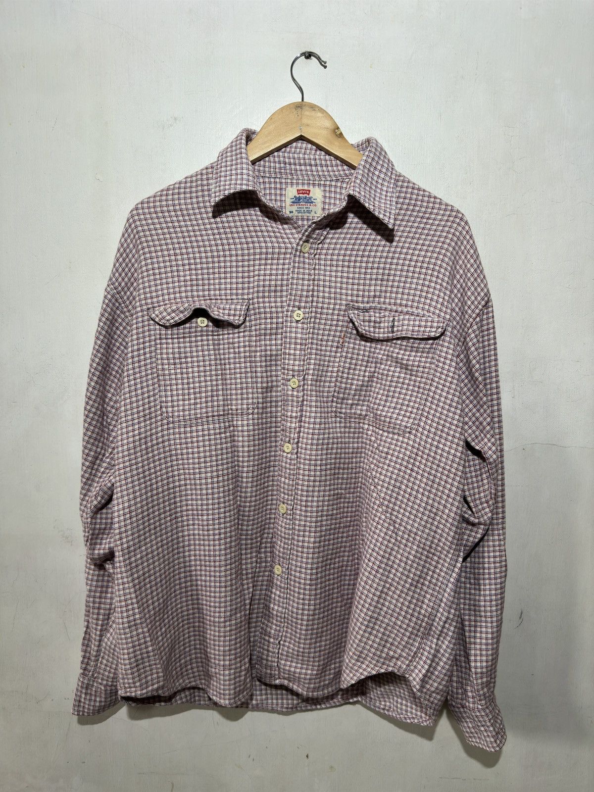 Levi's × Vintage Vintage Levis Strauss Plaid Button Down Size US L / EU 52-54 / 3 - 1 Thumbnail