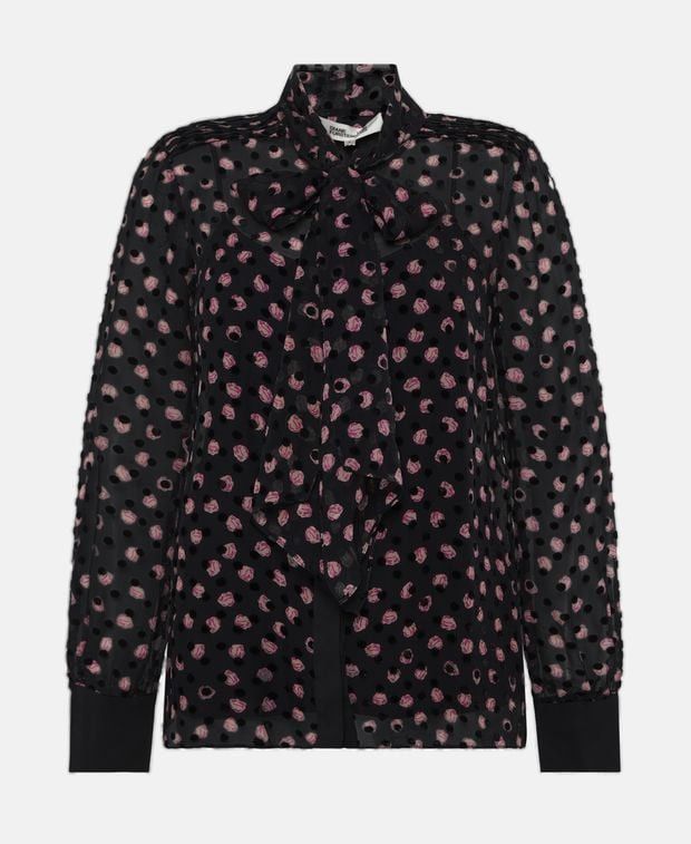 Diane von Furstenberg Blouse Size XXS / US 00 / IT 34 - 1 Thumbnail