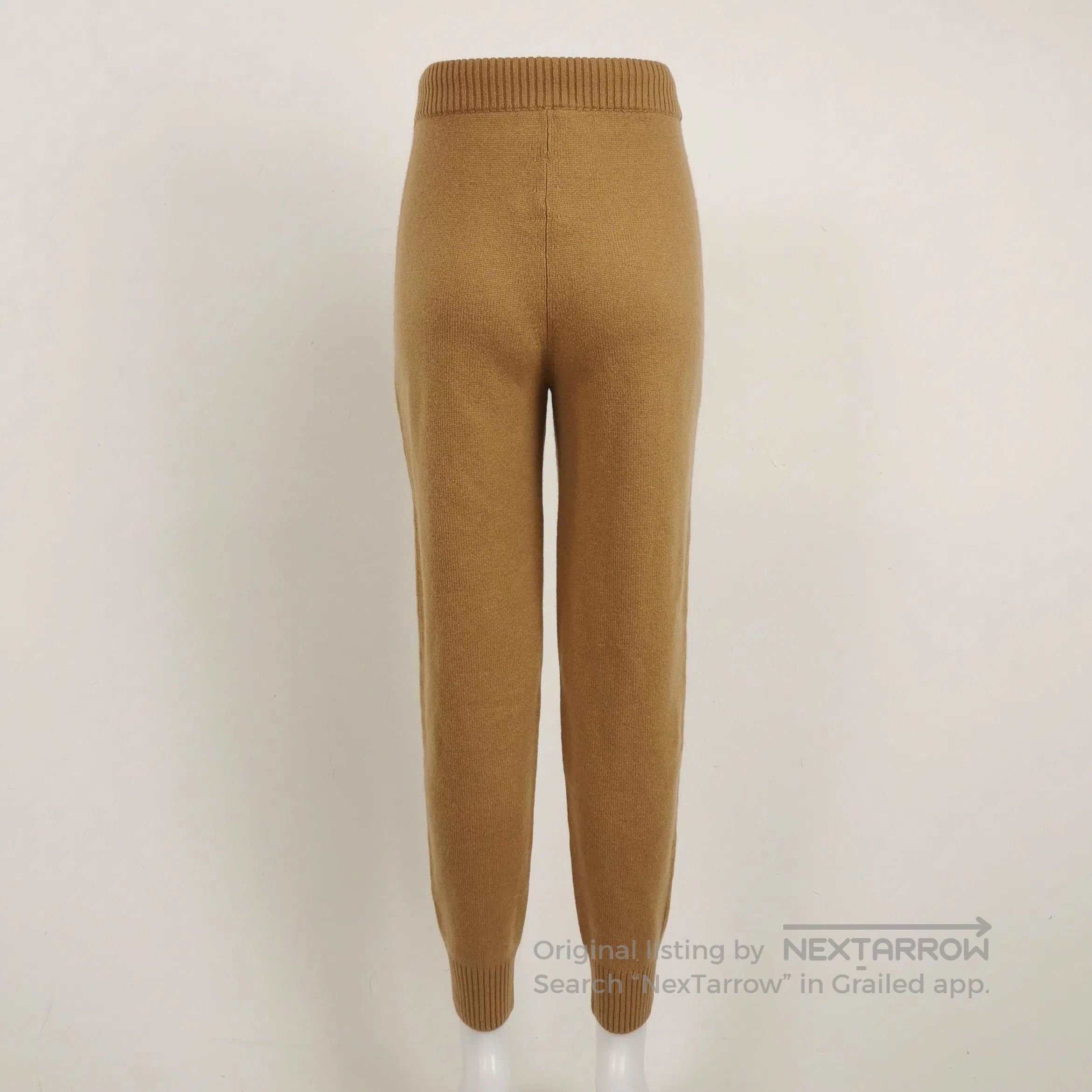 Prada Prada Cashmere Logo Pants in Camel . Size 37" - 1 Thumbnail