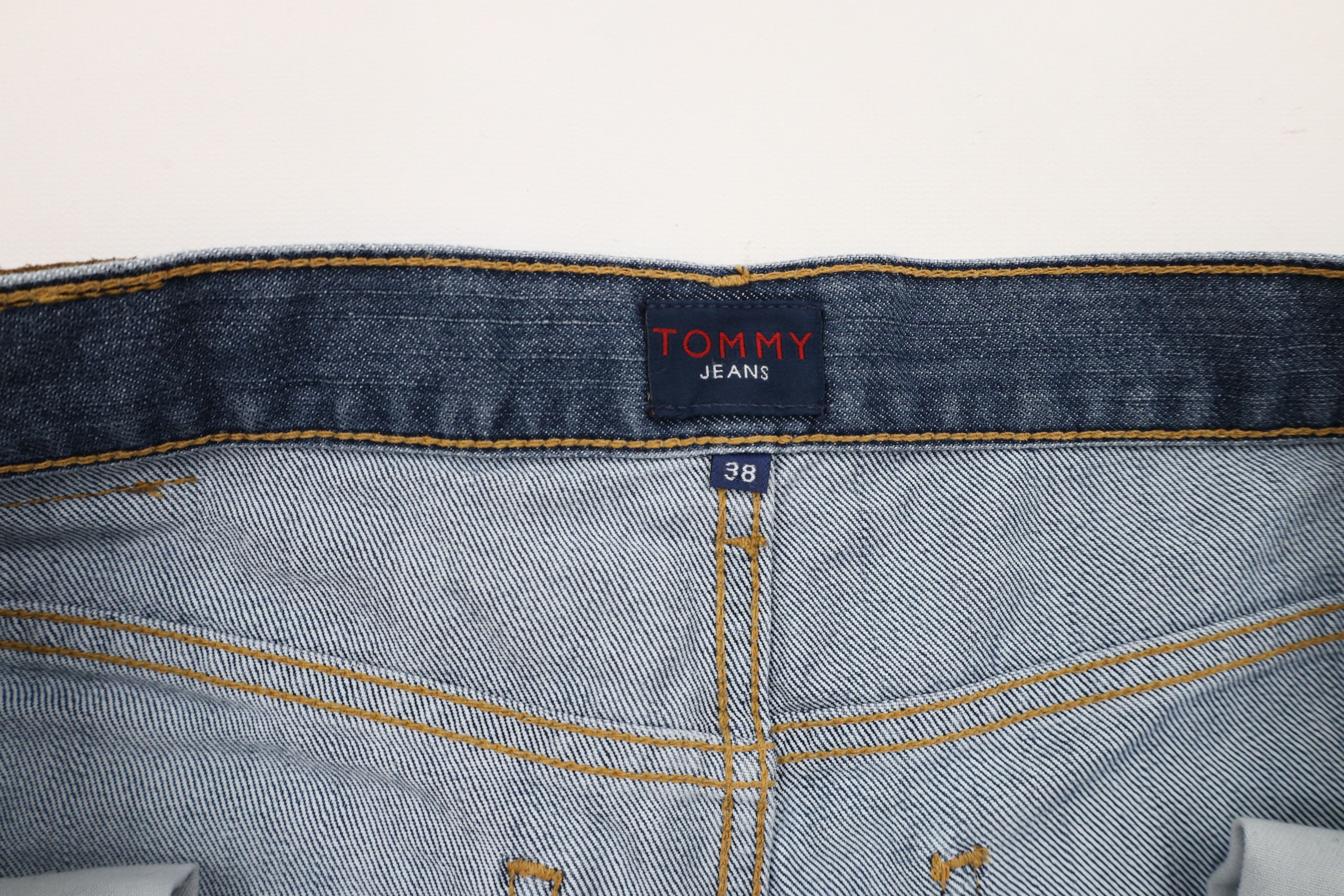Tommy Hilfiger × Vintage Vintage Y2K 2001 Tommy Hilfiger Baggy Fit Denim Shorts Jorts Size US 38 / EU 54 - 6 Thumbnail