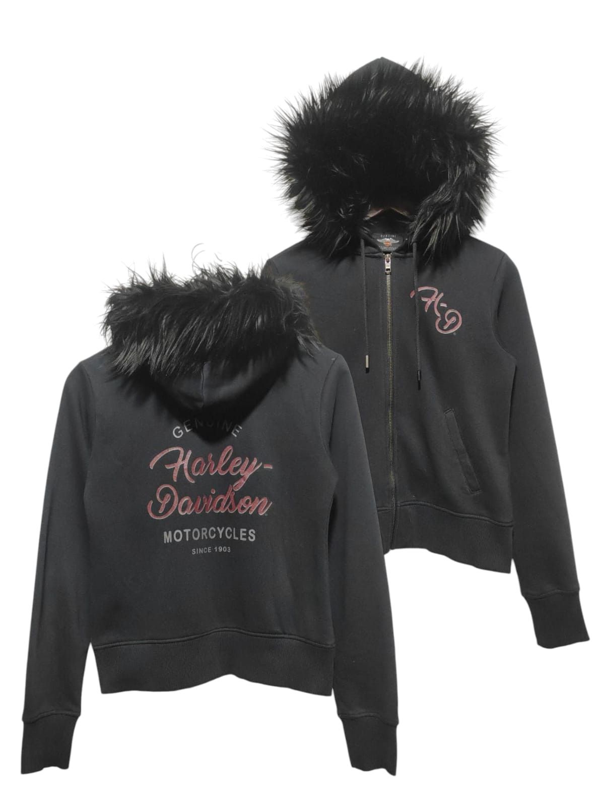 Harley Davidson Zip Fur Hoodie i6w9 LBG style