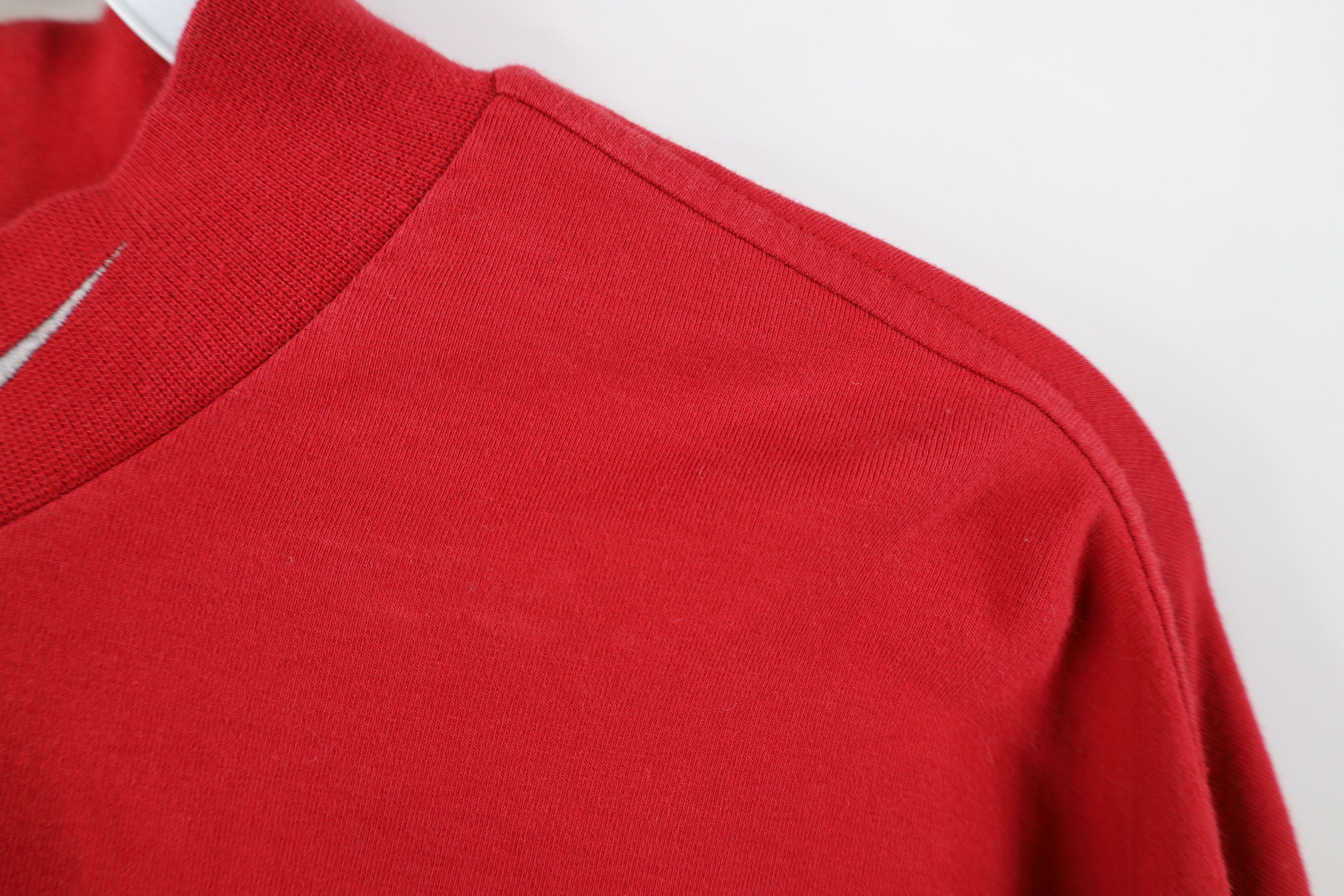 Nike Vintage Nike Mini Swoosh Mock Neck Long Sleeve T-Shirt Red Size US L / EU 52-54 / 3 - 5 Thumbnail