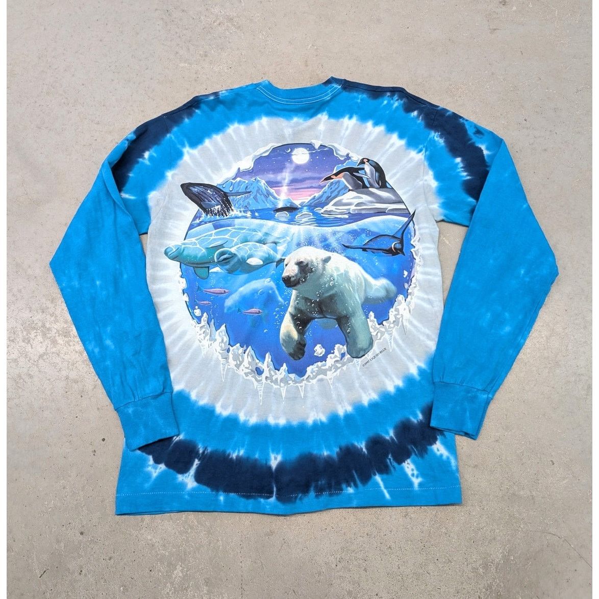 Liquid Blue × Vintage Vintage 1997 Liquid Blue Polar Bear Artic long sleeve shirt Size US L / EU 52-54 / 3 - 5 Thumbnail