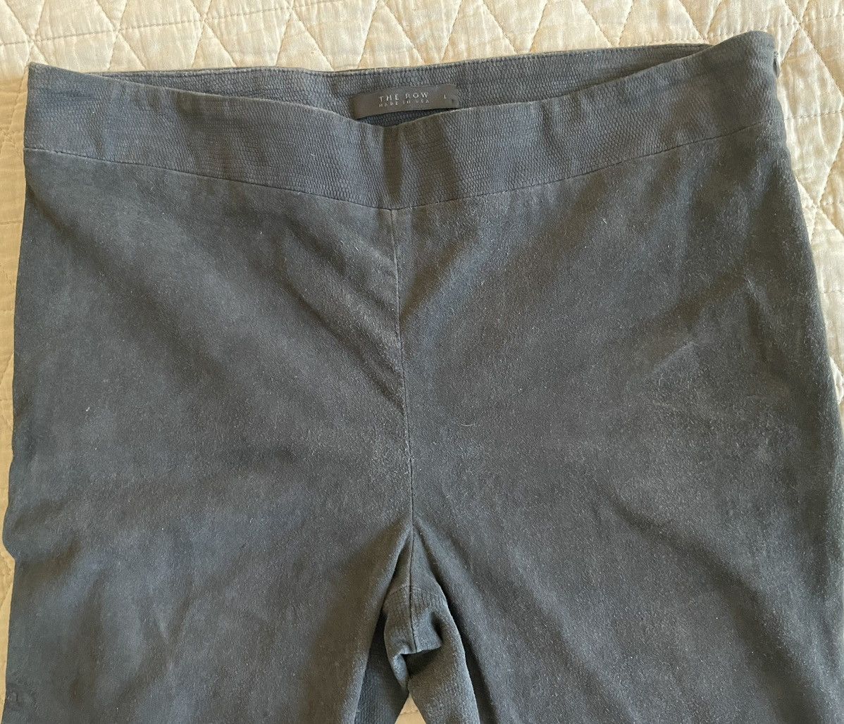 The Row Stretch Leather Moto Leggings Size 28" / US 6 / IT 42 - 5 Thumbnail