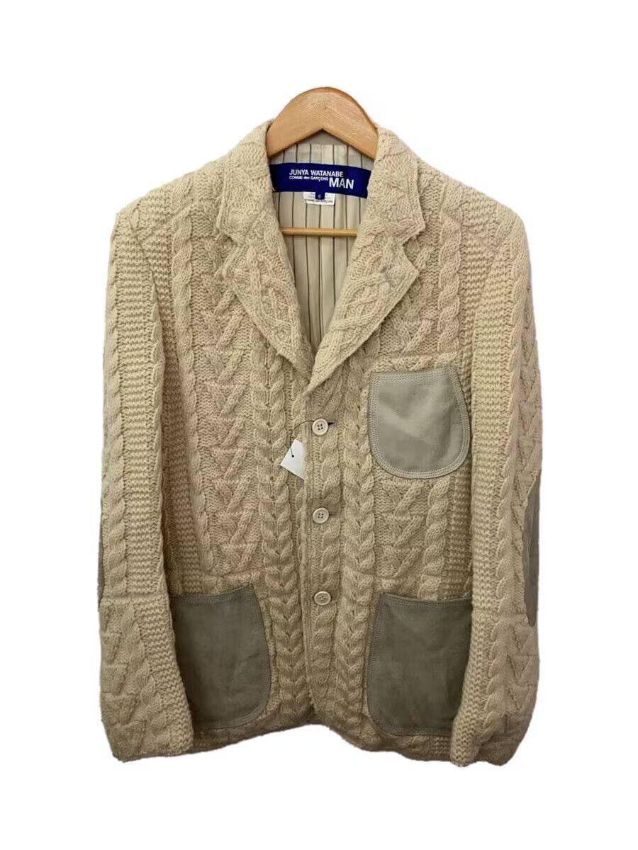 Comme des Garcons × Junya Watanabe Cable Knit Wool Tailored Blazer Jacket Size US S / EU 44-46 / 1 - 1 Thumbnail