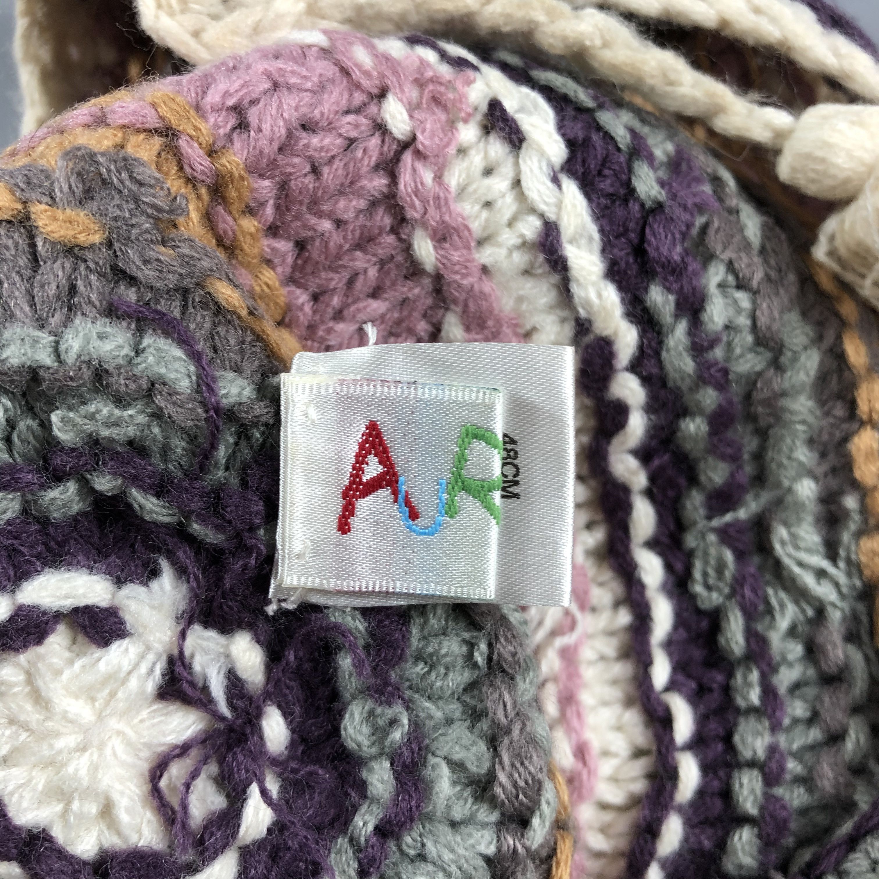 Japanese Brand Aurelia Kobe Crochet Earflap Beanie Size ONE SIZE - 4 Thumbnail