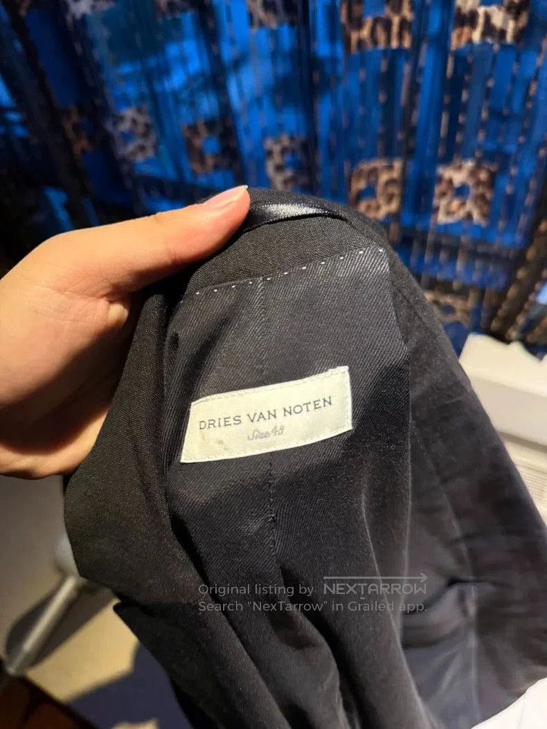 Dries Van Noten Dries Van Noten Black Men's Blazer. Size US L / EU 52-54 / 3 - 6 Thumbnail