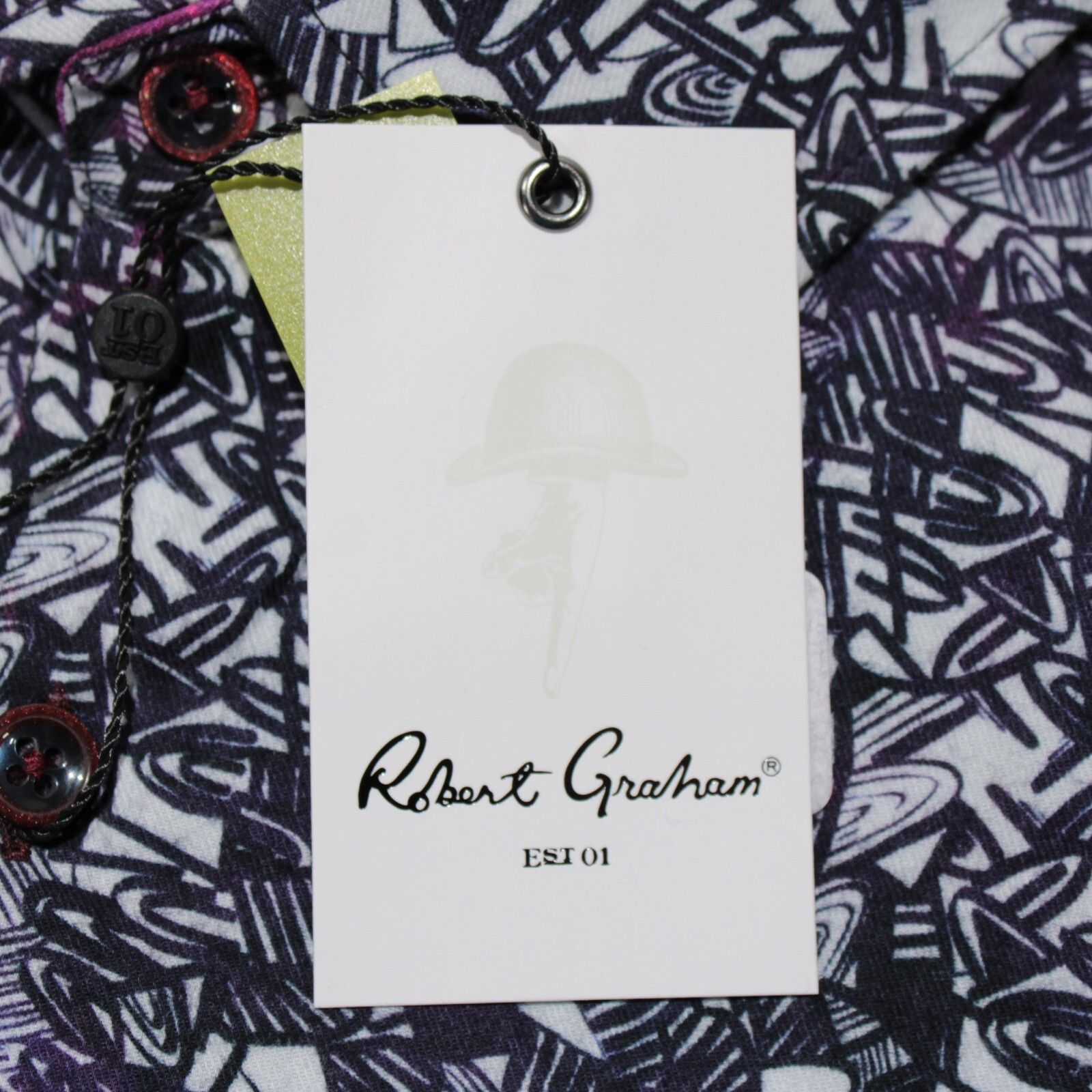 Robert Graham Robert Graham New with tags Shirt Size XL US In Purple Size US XL / EU 56 / 4 - 2 Thumbnail