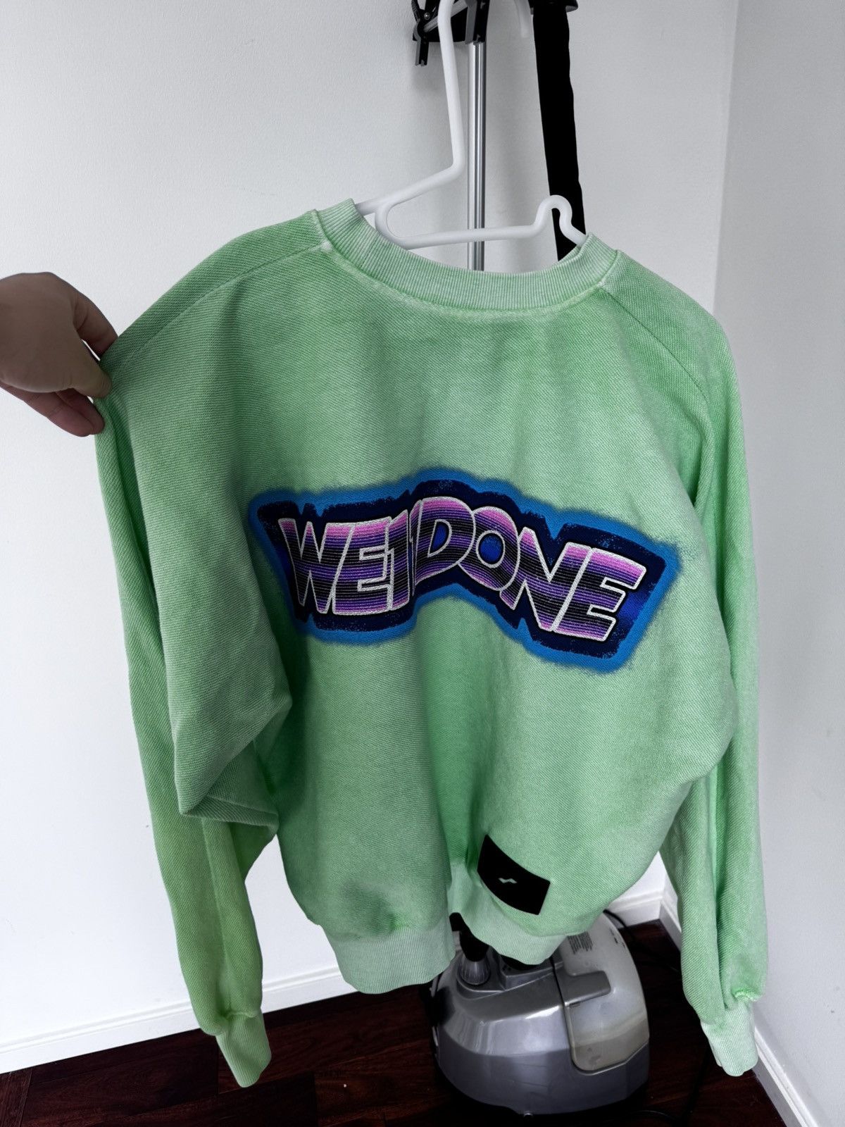WE11DONE We11done Sweater Green Size US S / EU 44-46 / 1 - 2 Thumbnail
