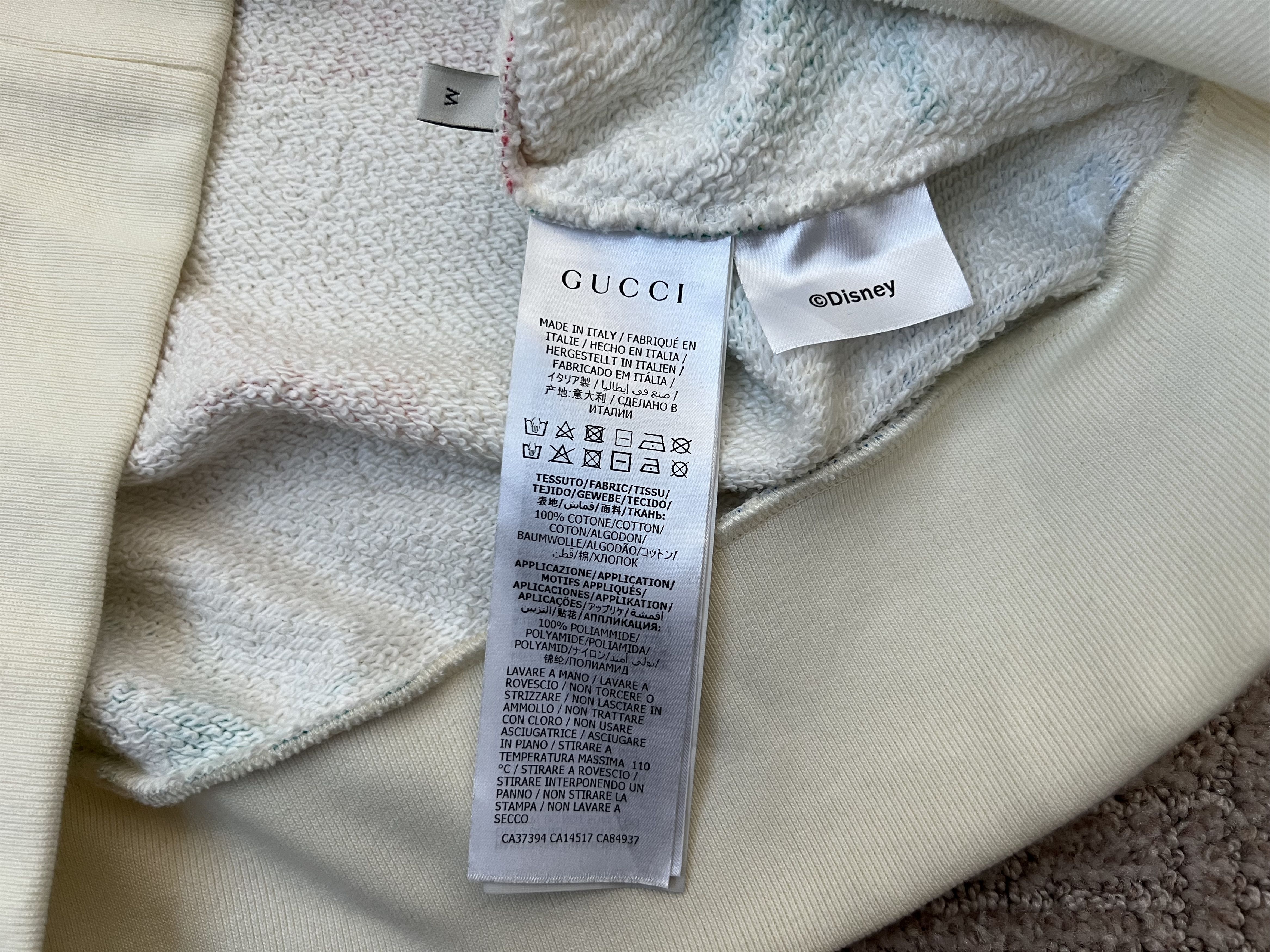 Gucci Gucci x Disney All Over Print Hoodie Men Medium Size US M / EU 48-50 / 2 - 4 Thumbnail