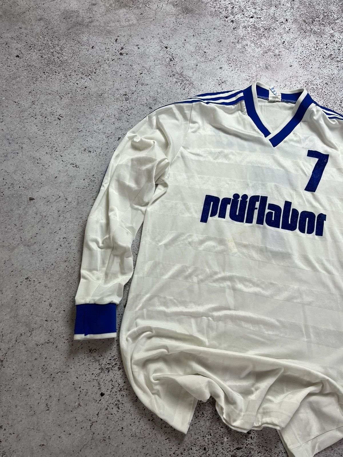 Adidas × Vintage ⚽️🔥Vintage 1980’s Adidas West Germany Soccer Jersey 7 Rheno Size US M / EU 48-50 / 2 - 3 Thumbnail