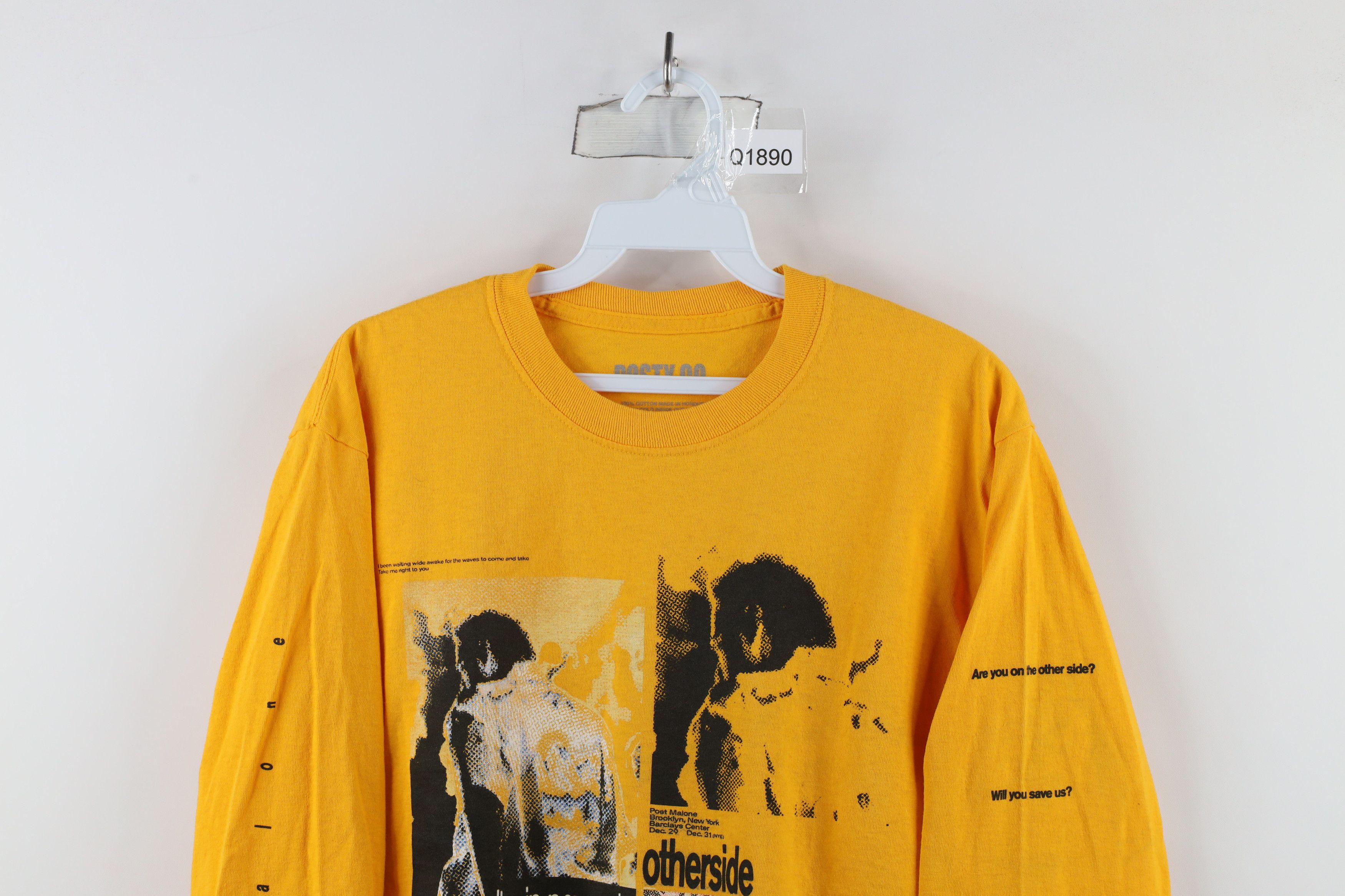 Vintage Vintage Y2K Posty Co 2018 Post Malone Long Sleeve T-Shirt Size US M / EU 48-50 / 2 - 2 Thumbnail
