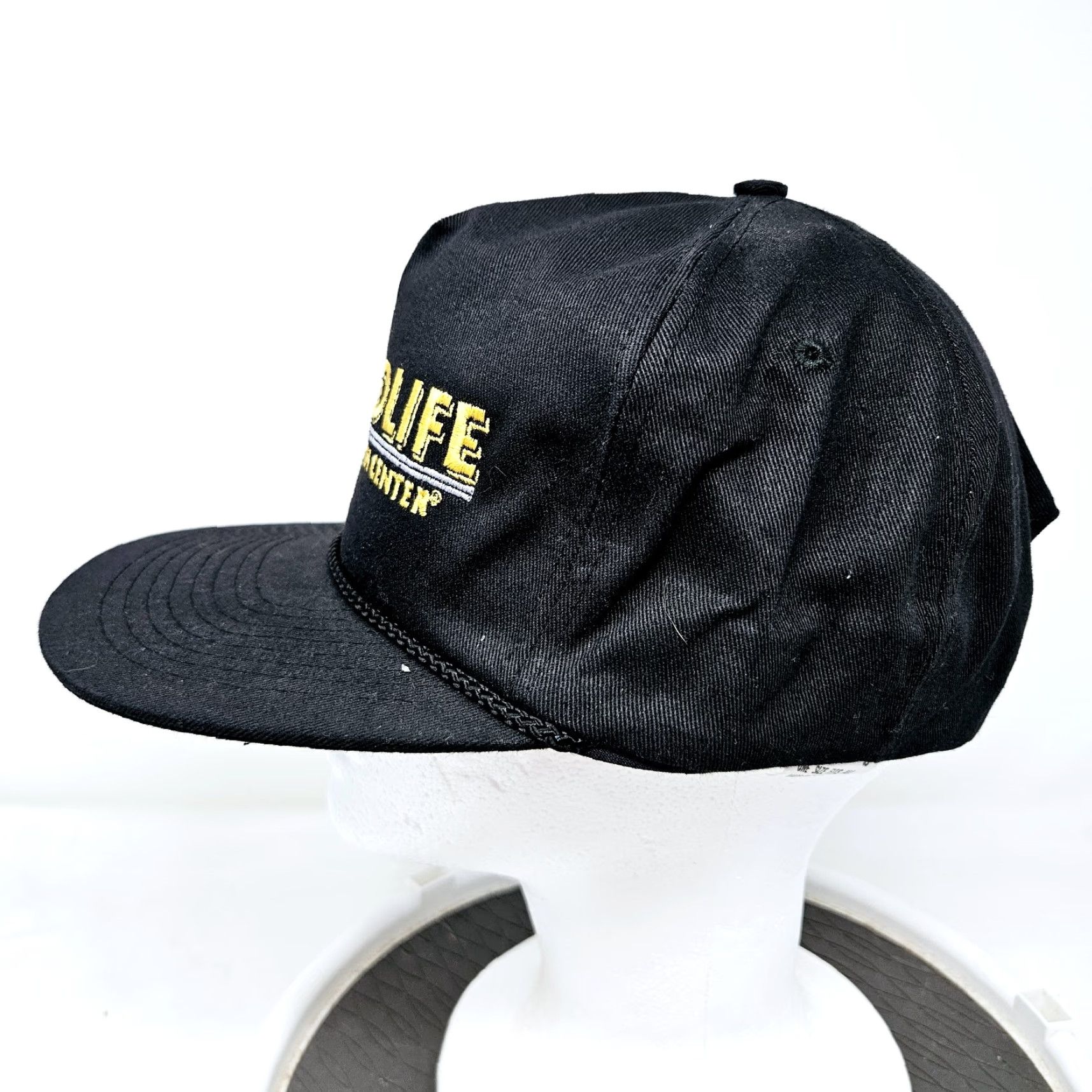 Vintage VINTAGE Wildlife Research Center Embroided 90s Snapback Hat Men One Size Black 90s Outdoor Animals Snapback Used FAST SHIPPING Size ONE SIZE - 5 Thumbnail