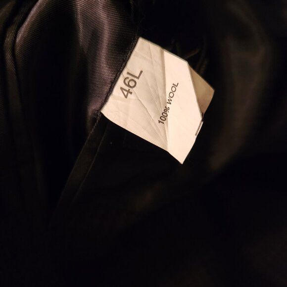 Jos. A. Bank Jos.a.bank men's brown 100%wool sport coat jacket blazer 46L Size 46L - 6 Thumbnail