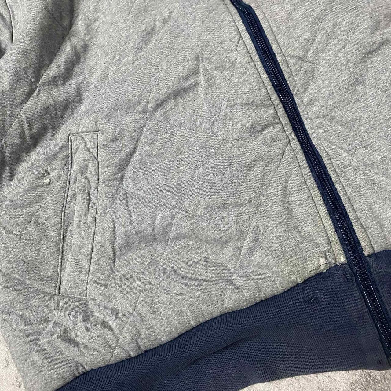 Nike Rare Nike grey & blue bomber jacket Size US L / EU 52-54 / 3 - 3 Thumbnail